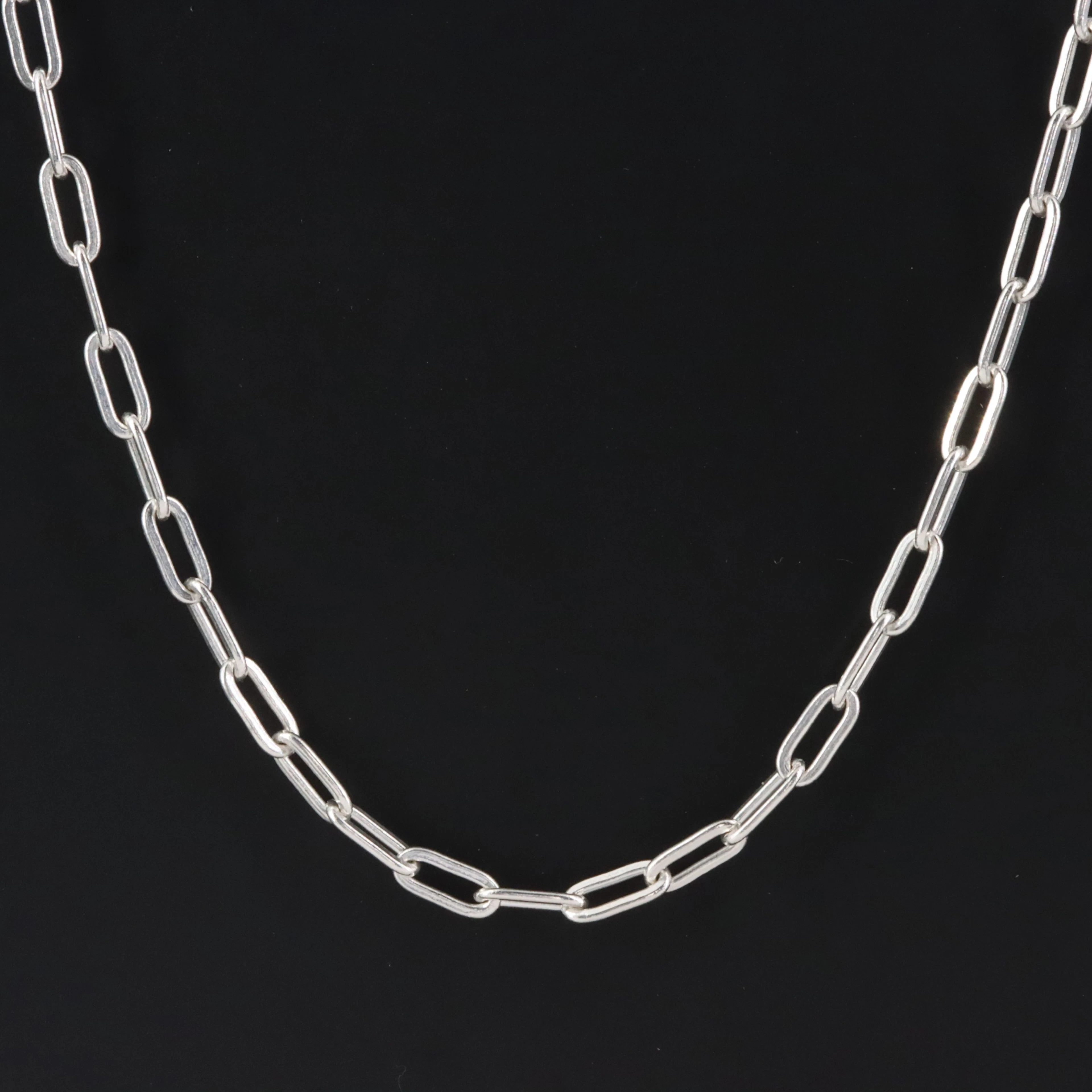 Italian Sterling Cable Chain Necklace