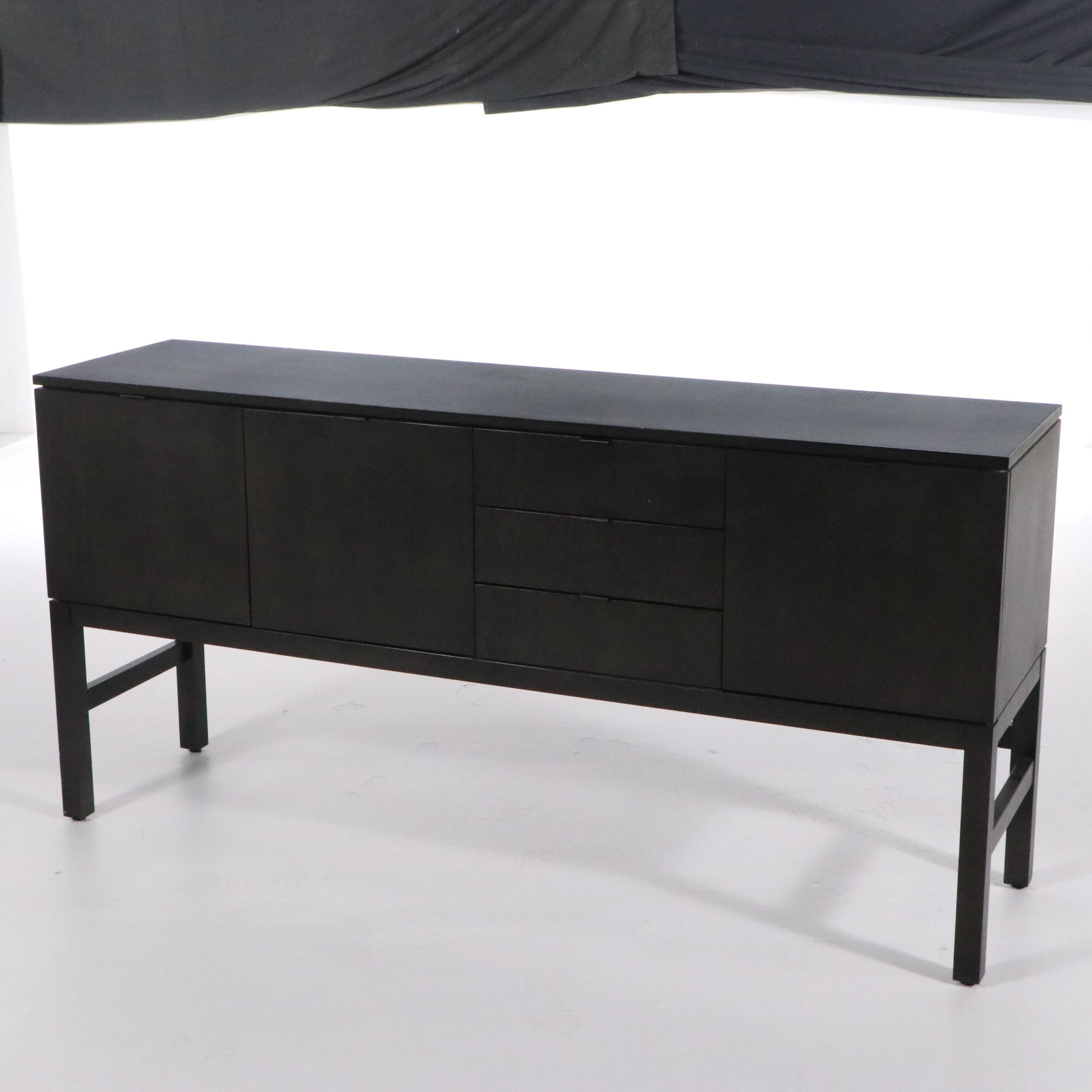 Mitchell Gold + Bob Williams Modernist Style Ebonzied Wood Credenza