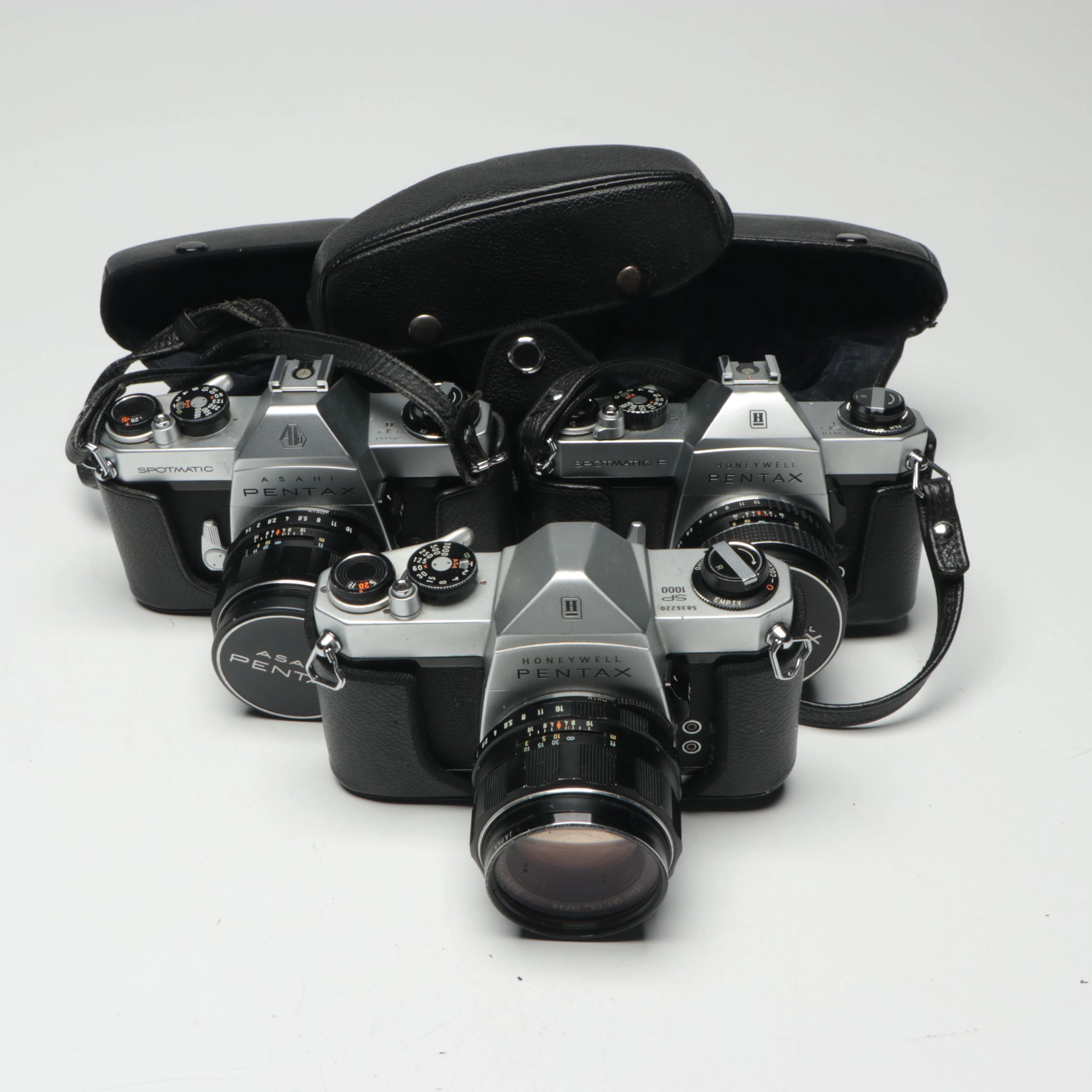 Asahi Pentax "Spotmatic" with More Film Cameras