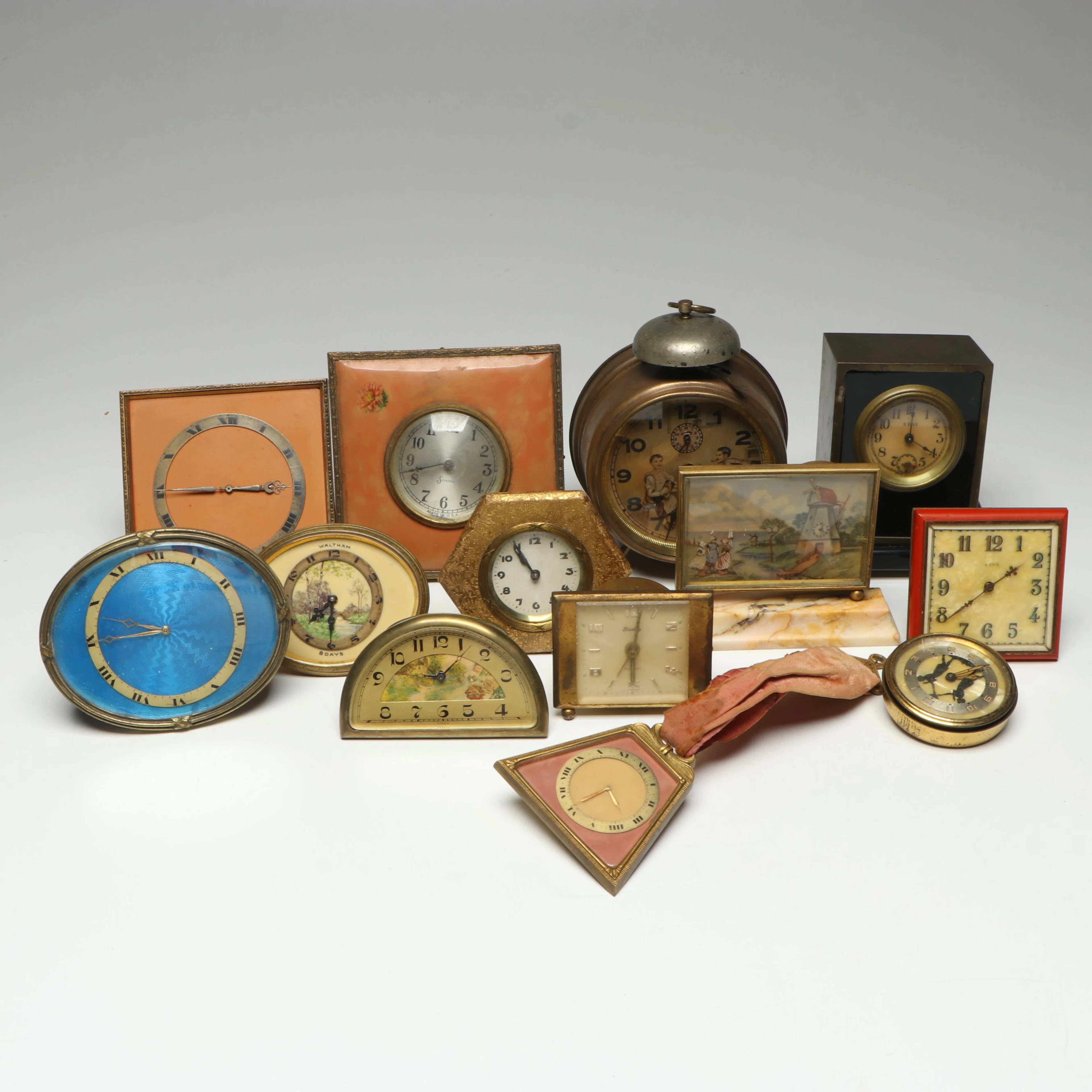 Waltham, Bradley, Camille Mercier with Other Desk and Travel Clocks