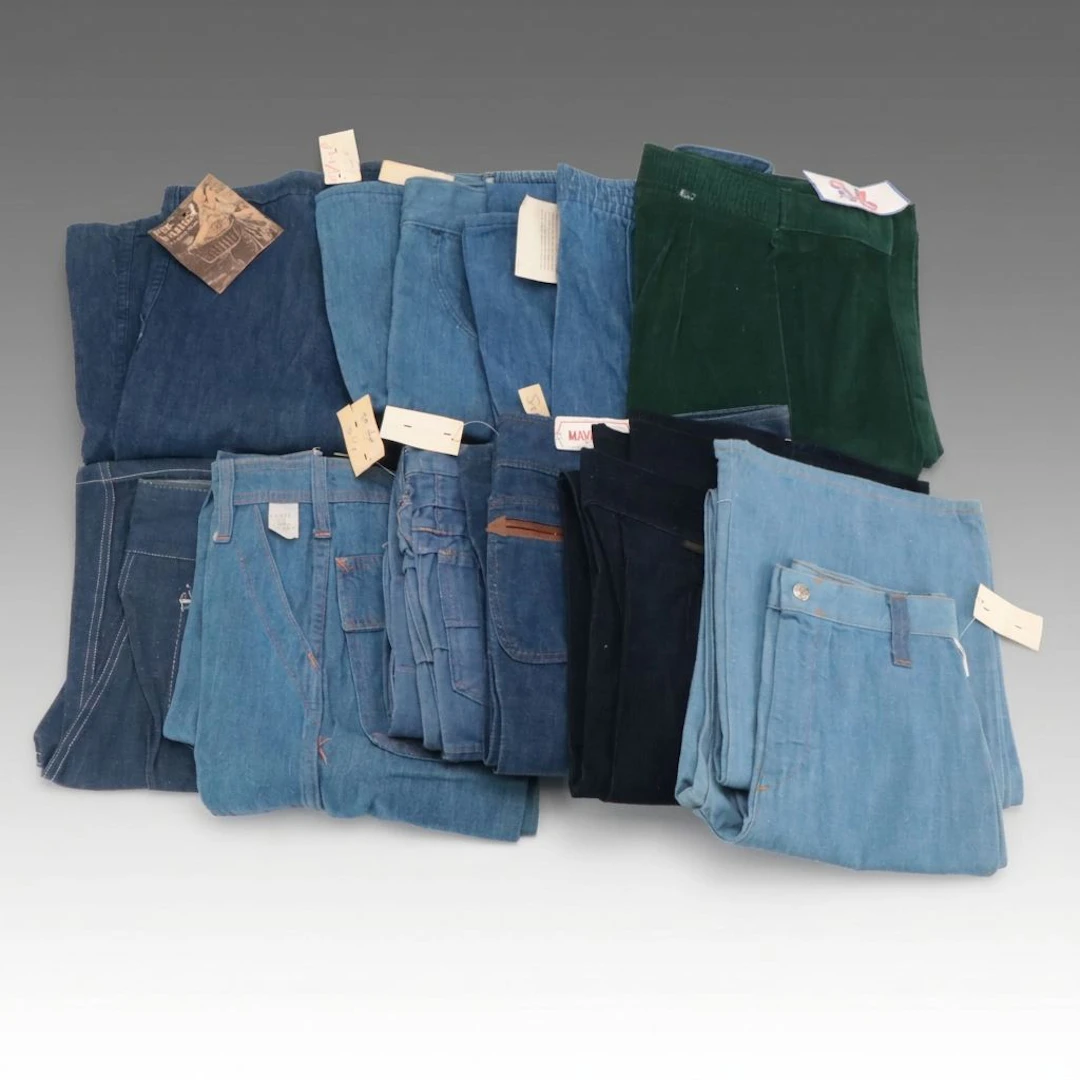 Vintage Deadstock Women's Levi's, Maverick, and Other Bell-Bottom/Flare Pants