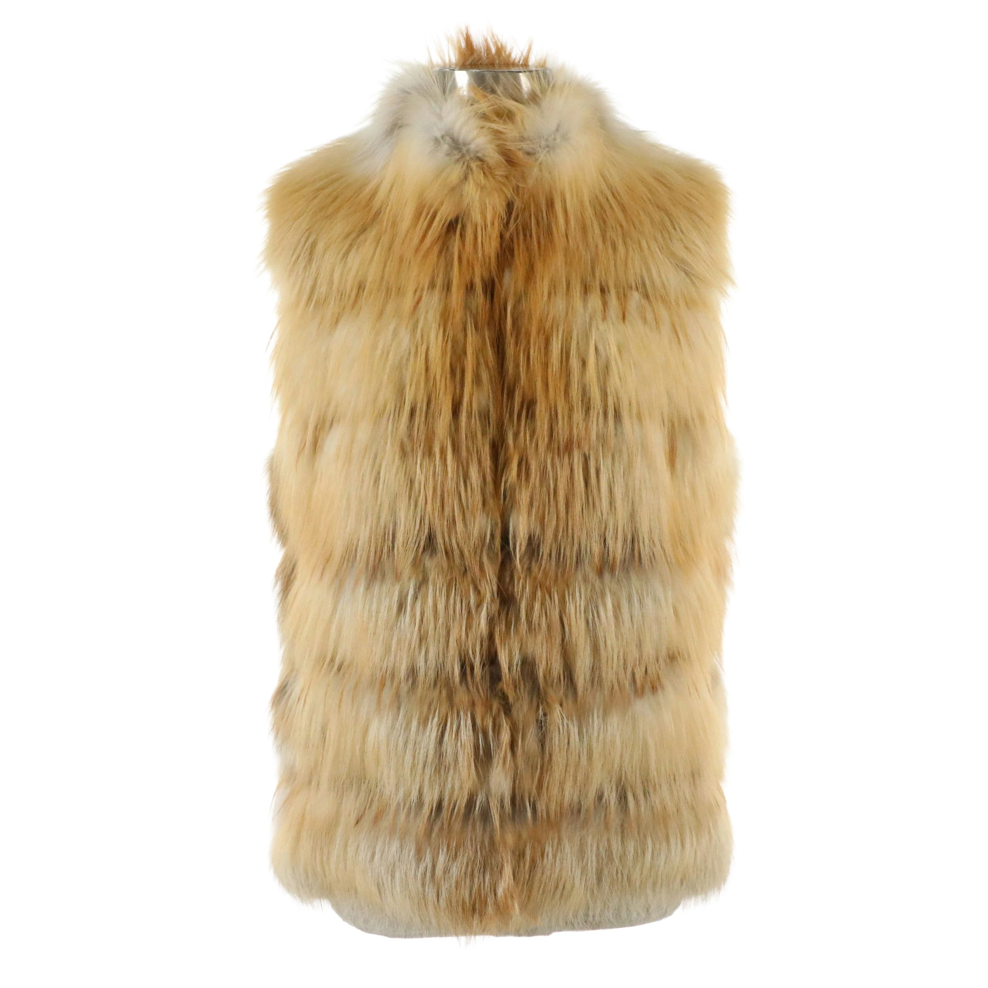 Saga Furs Fire Gold Fox Fur Vest