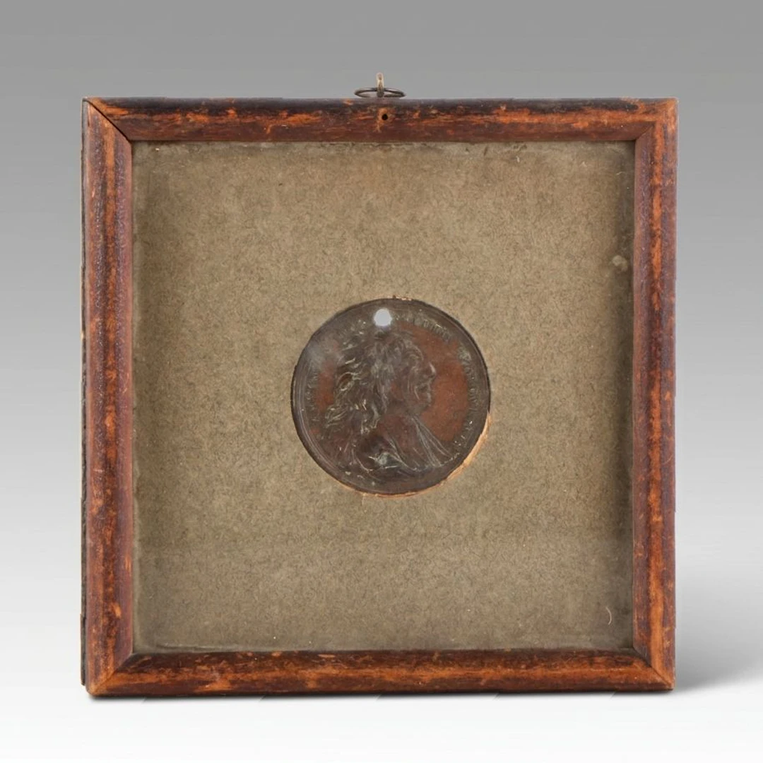 1710 Antonio Magliabechi Commemorative Bronze Medal, Florence, Italy