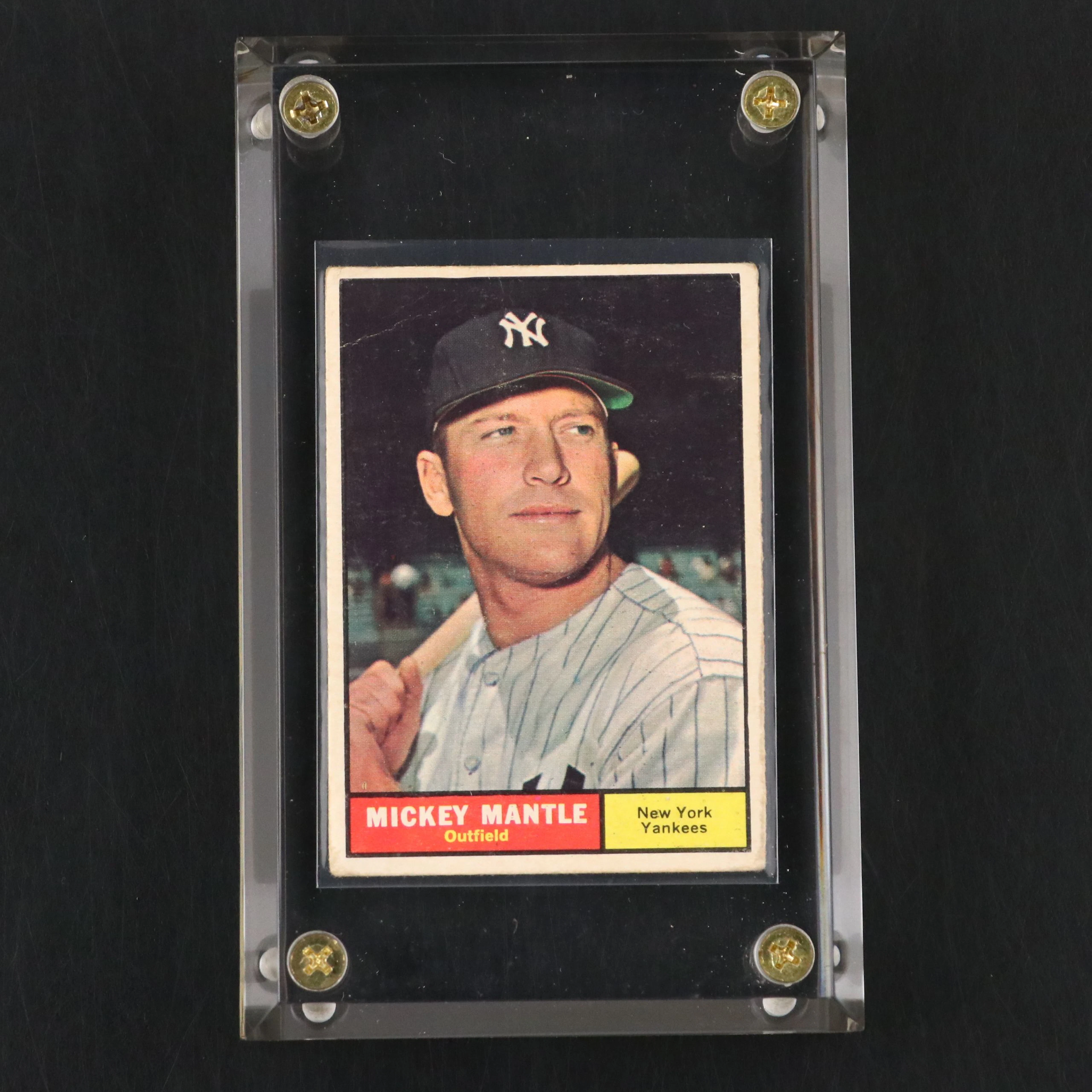 1961 Topps Mickey Mantle New York Yankees Baseball Card