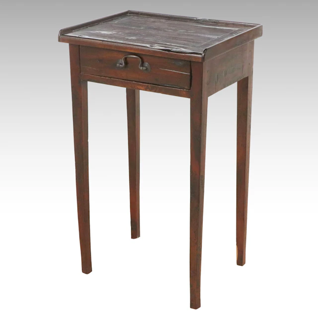 Furniture Classics American Sheraton Style Mahogany Side Table