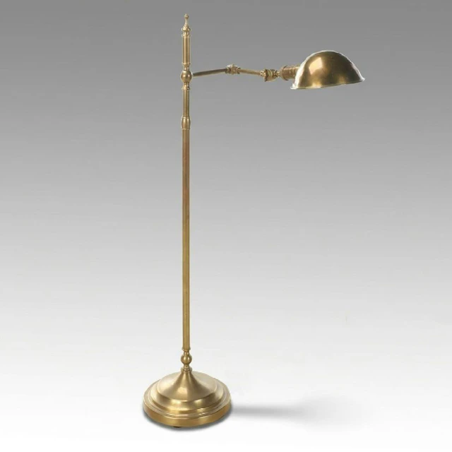 Robert Abbey Brass Pharmacy Style Floor Lamp