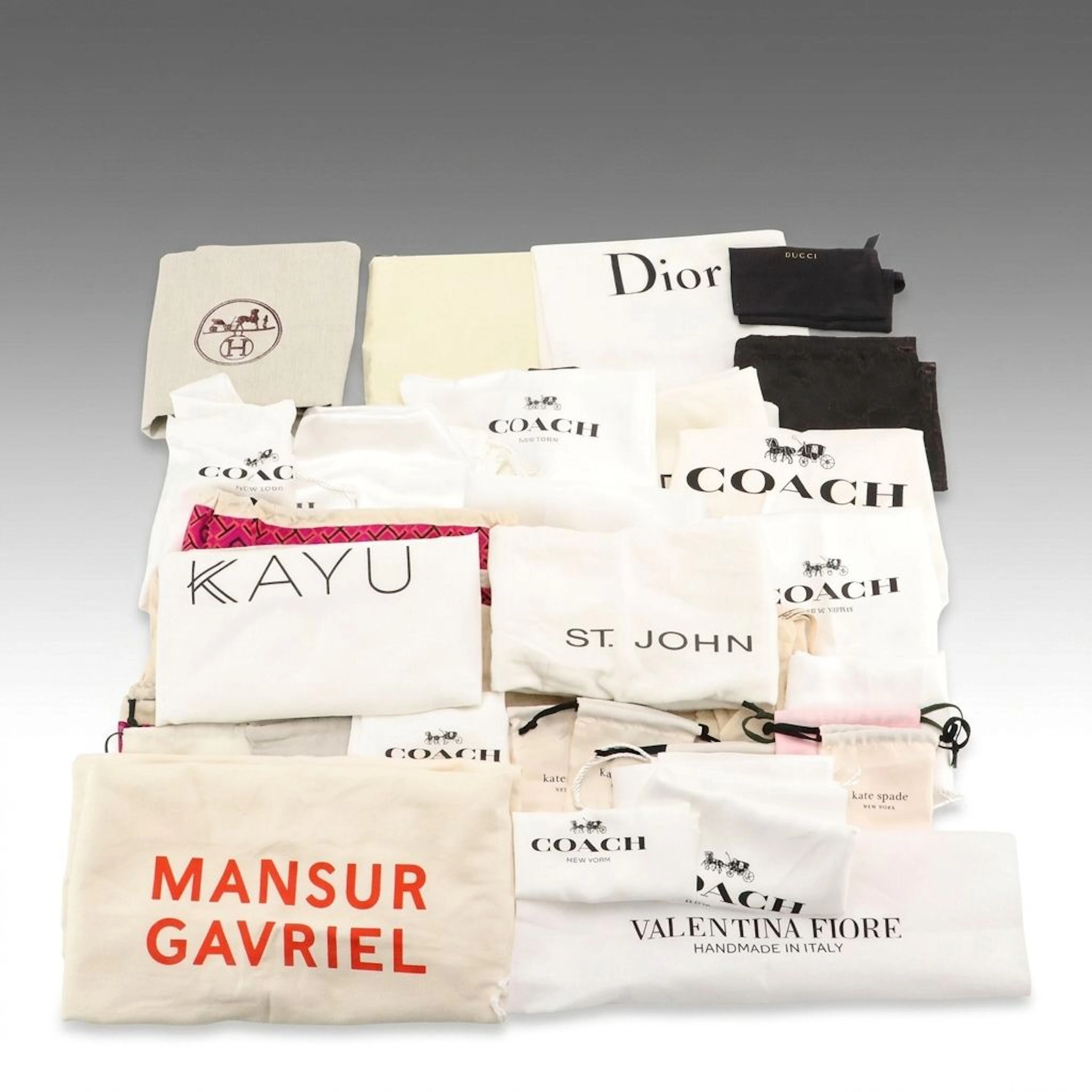 Hermès, Gucci, Christian Dior, Tory Burch and Other Dust Bags