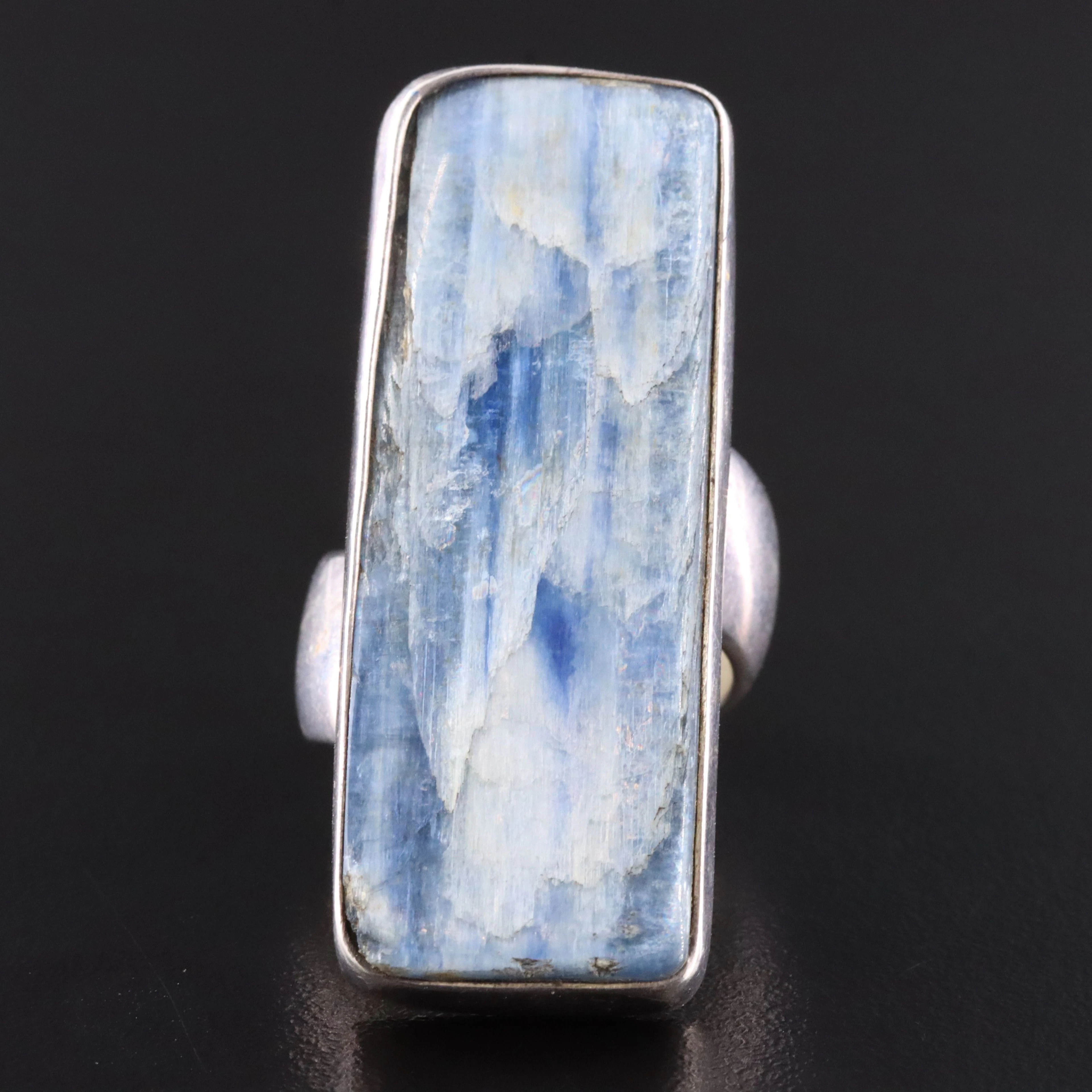 Charles Albert Sterling Kyanite Ring