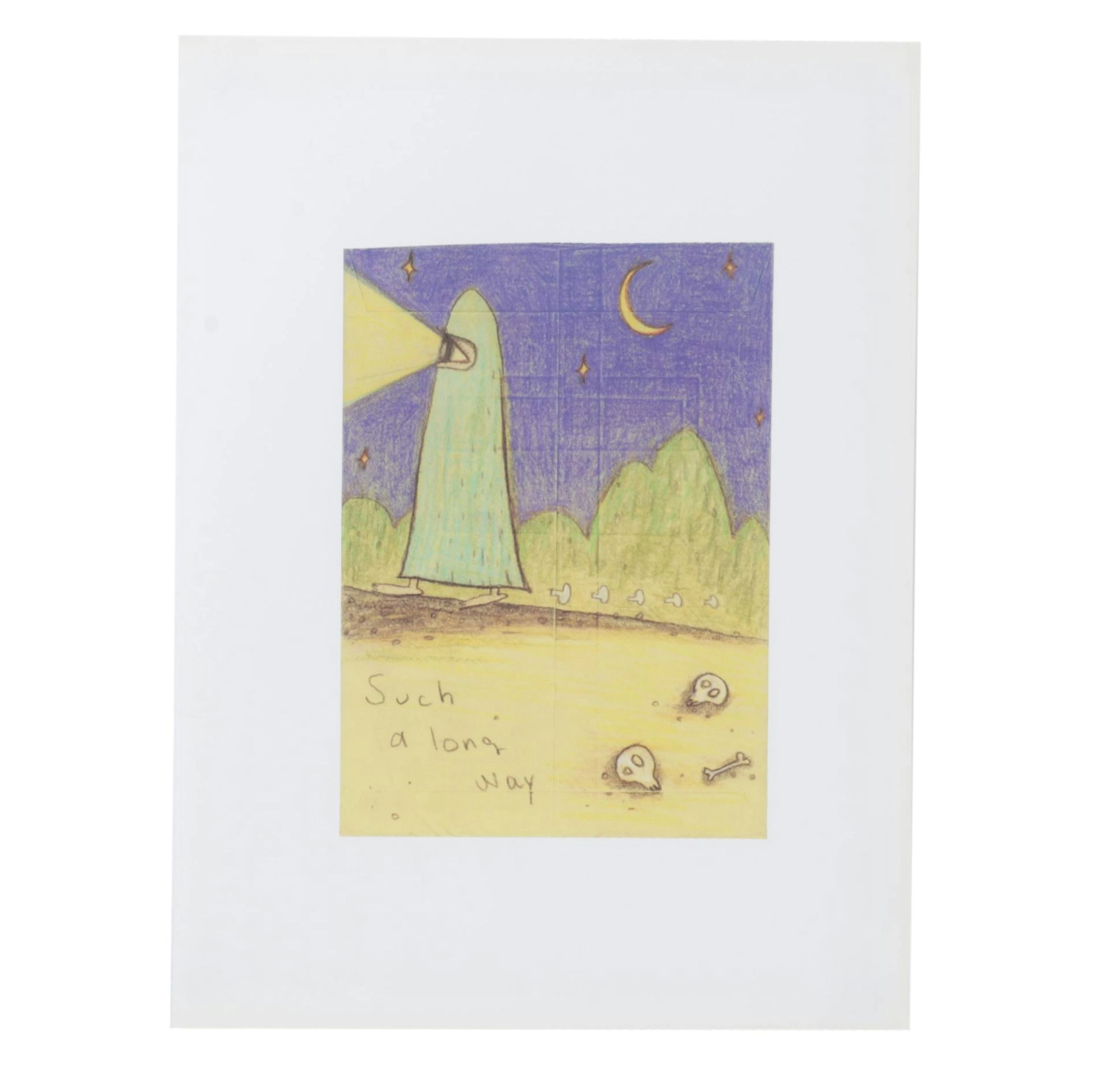 Yoshitomo Nara Offset Lithograph from "Drawing File," 2005