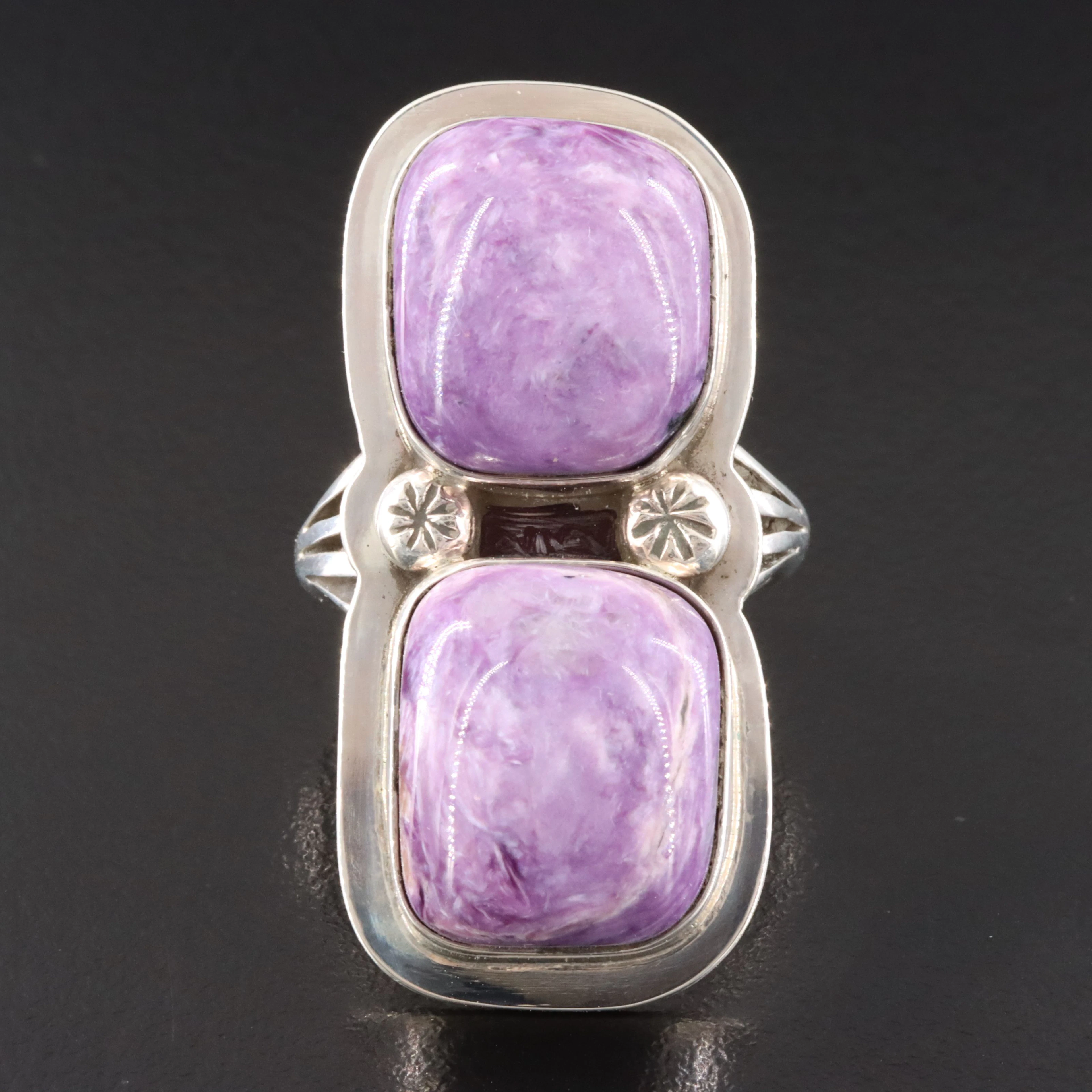 Thomas Allen Munson TAM Star Designs Southwestern Sterling Charoite Ring
