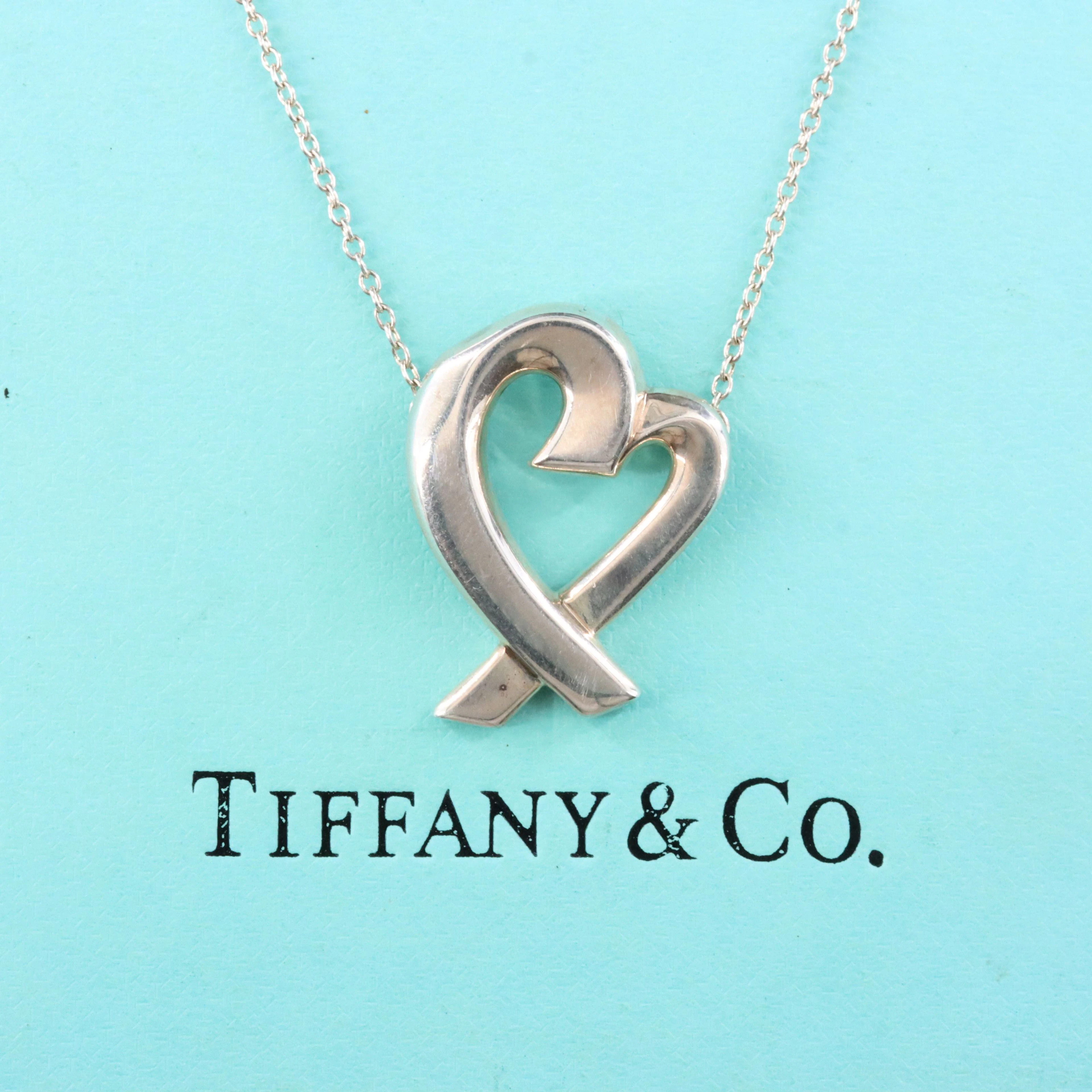 Paloma Picasso for Tiffany & Co. Sterling Loving Heart Necklace