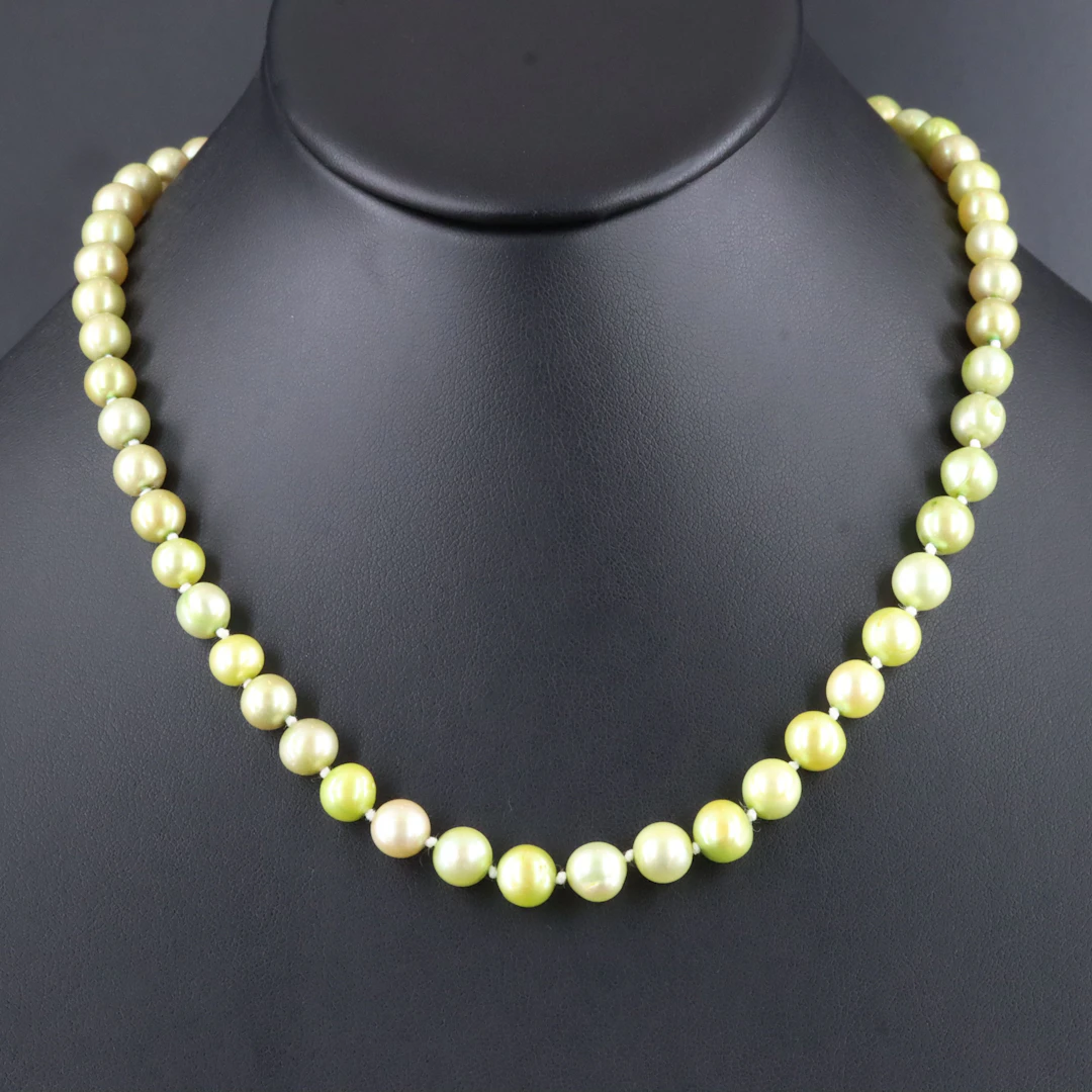 Pearl Necklace with 14K Clasp