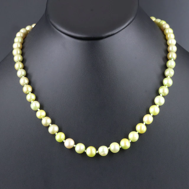 Pearl Necklace with 14K Clasp