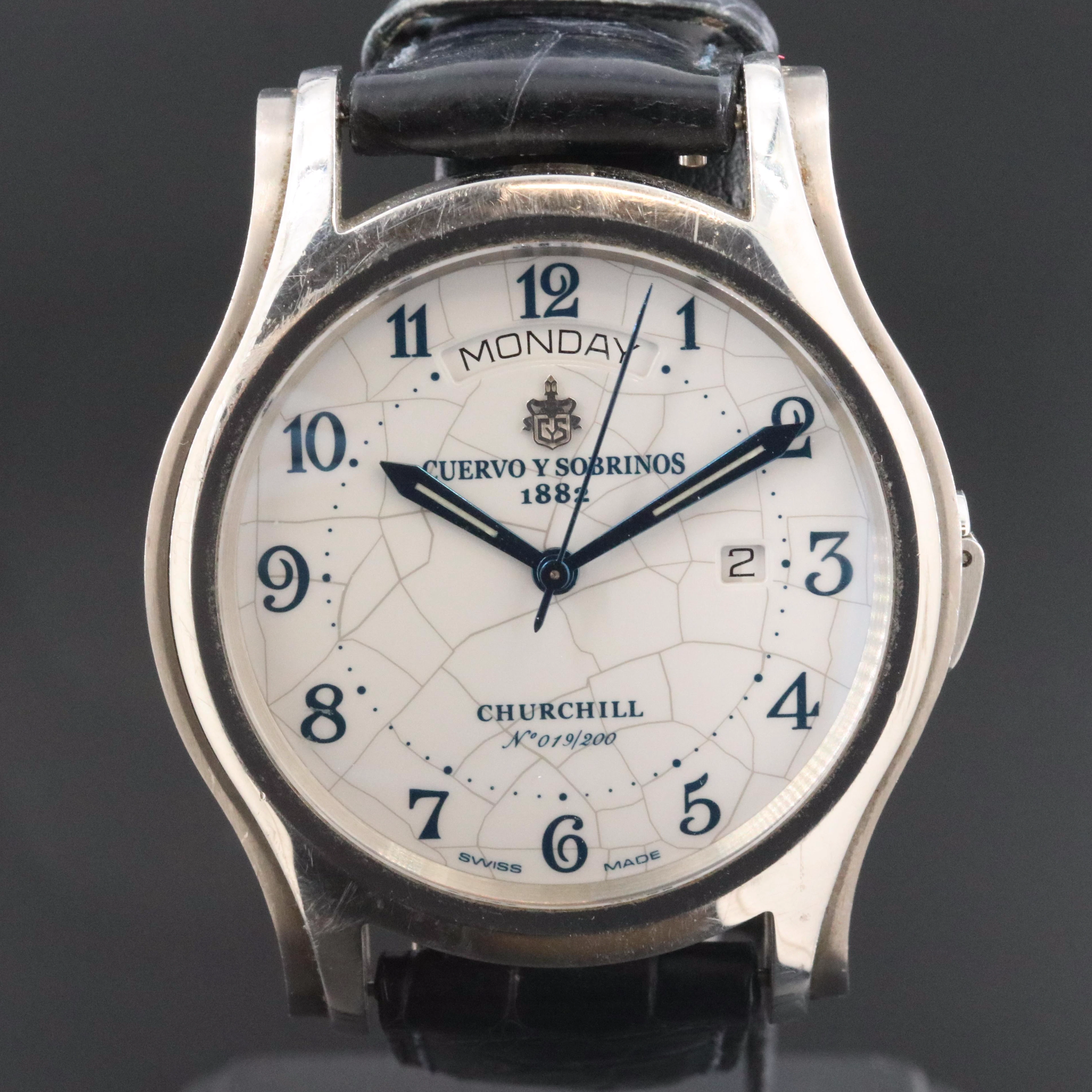 Cuervo Y Sobrinos 1882 Robusto Churchill Limited Edition Automatic Watch