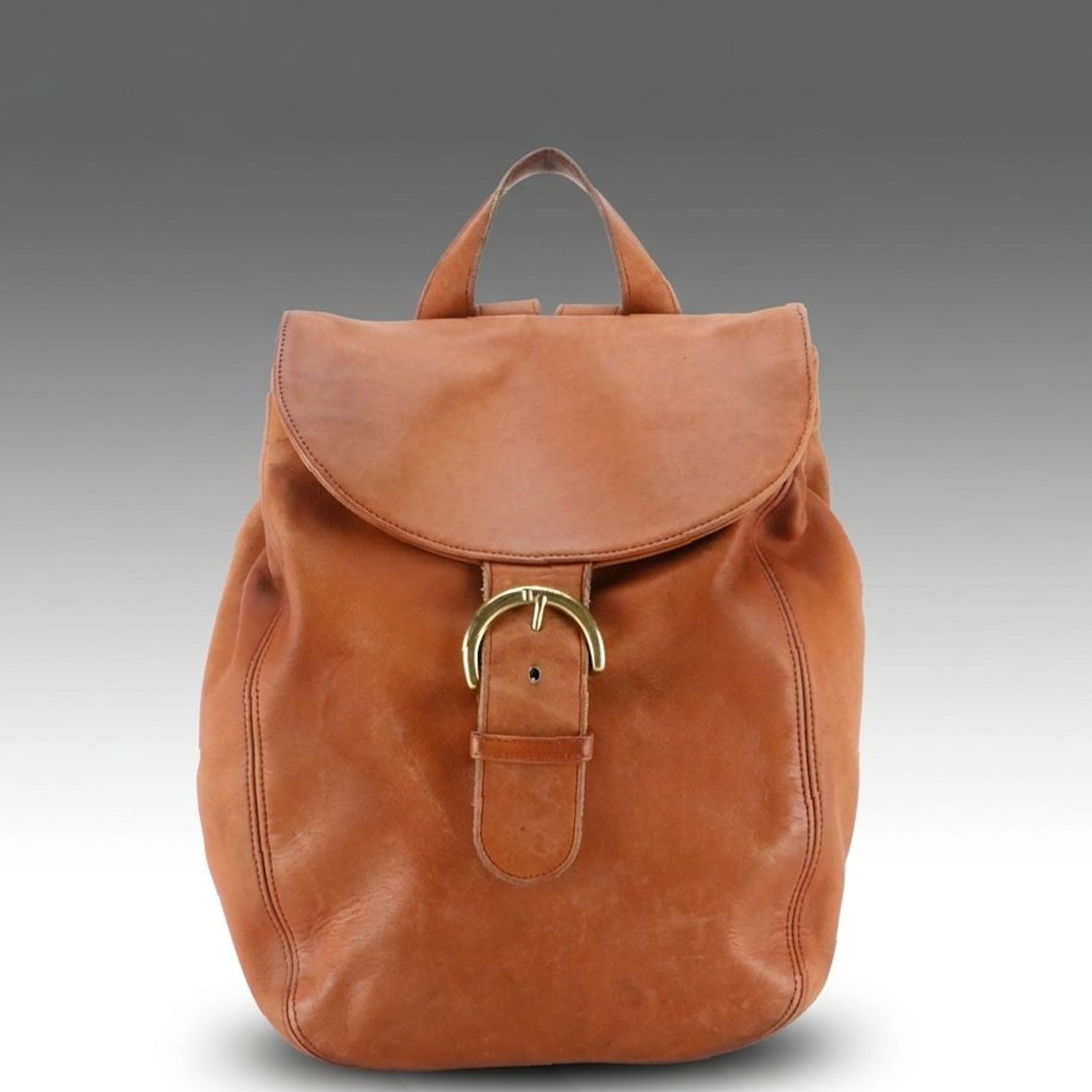 Coach Soho Back Sac in Brown Glovetanned Cowhide Leather