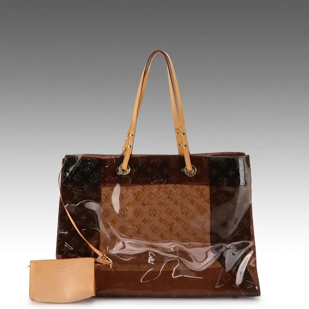 Louis Vuitton Cabas Cruise GM Tote Bag in Monogram PVC with Pouch