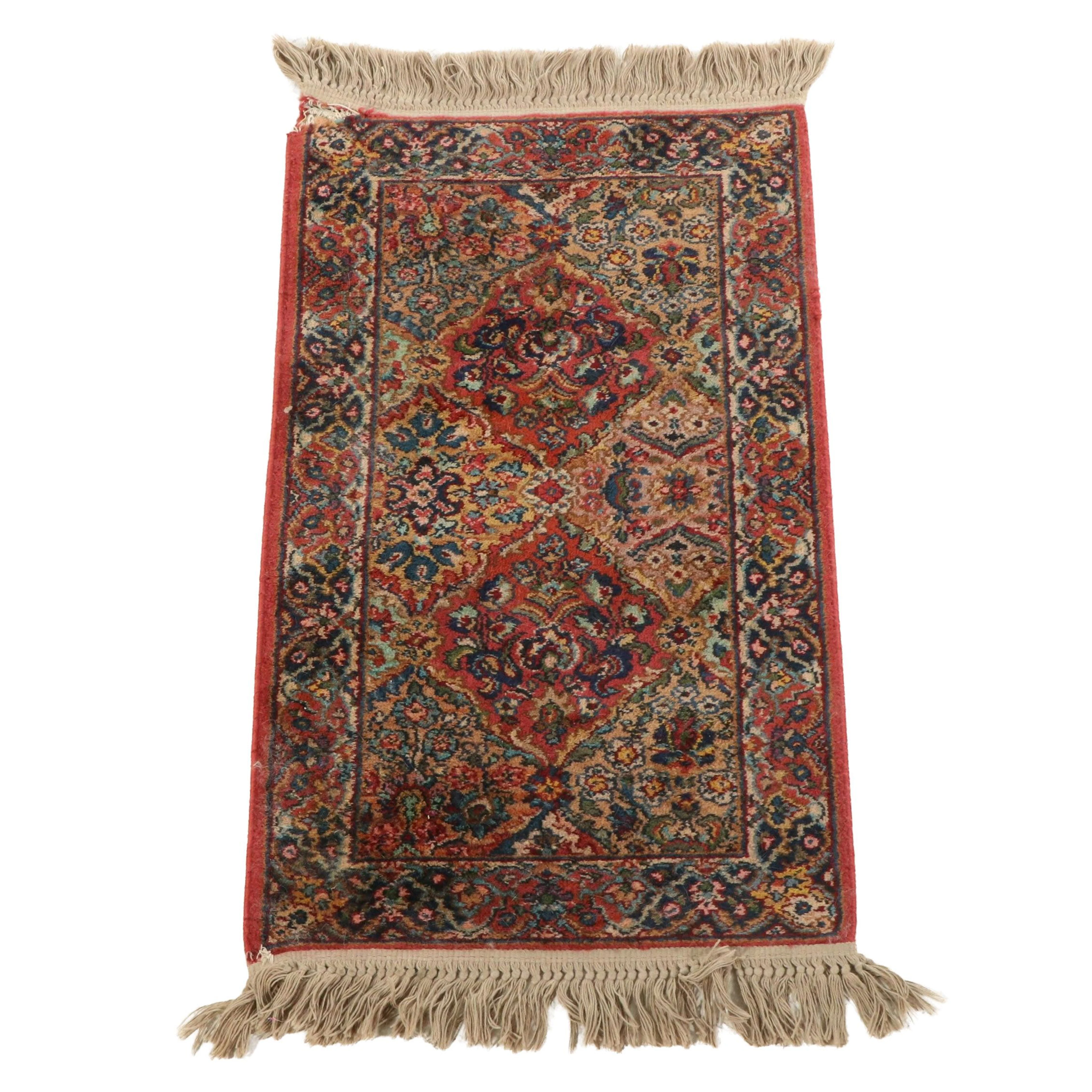 2'2 x 4'9 Machine Made Karastan "Kirman" Accent Rug