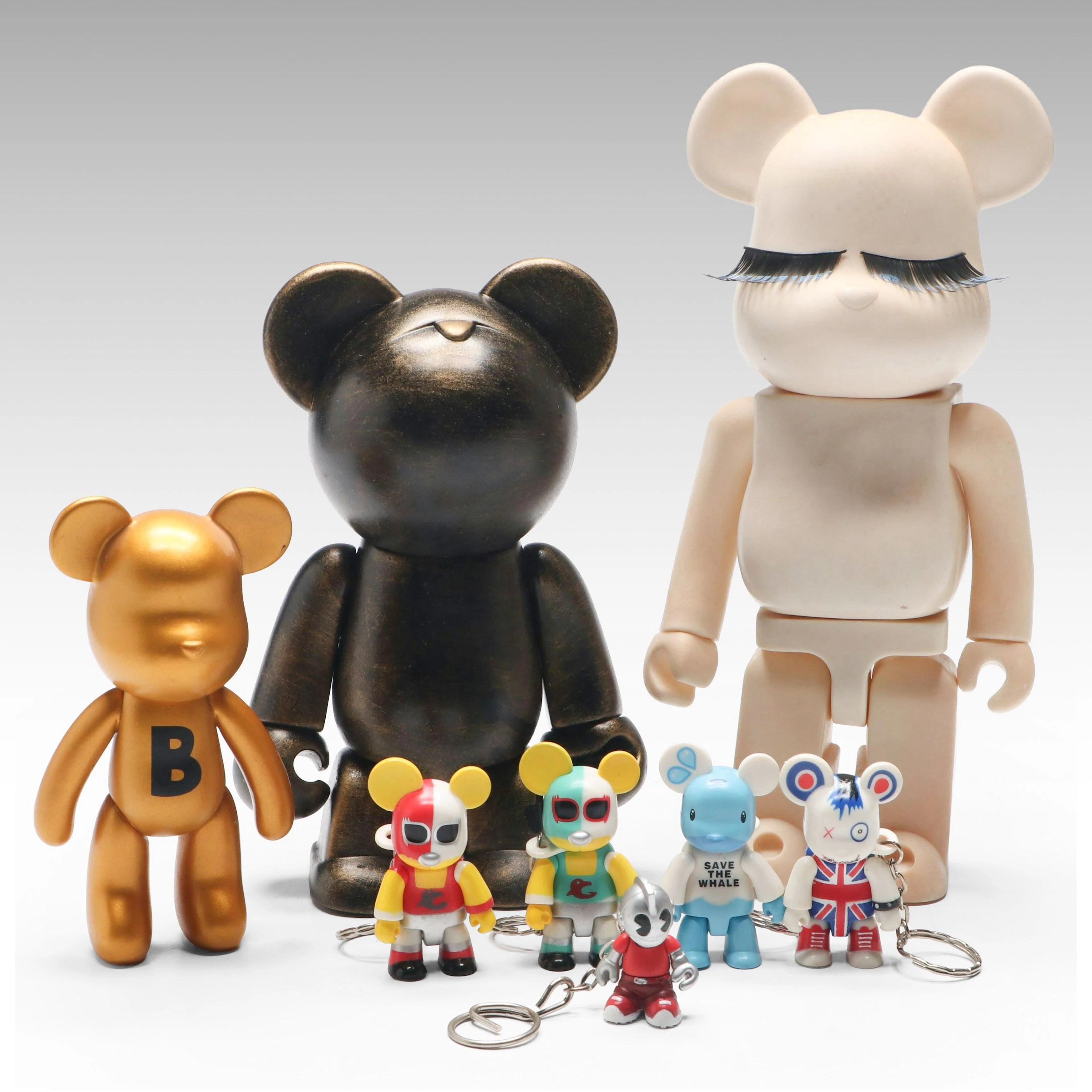 Medicom Toy Be@rbrick 200%, Basic, DSD Design House, and Other Keychains
