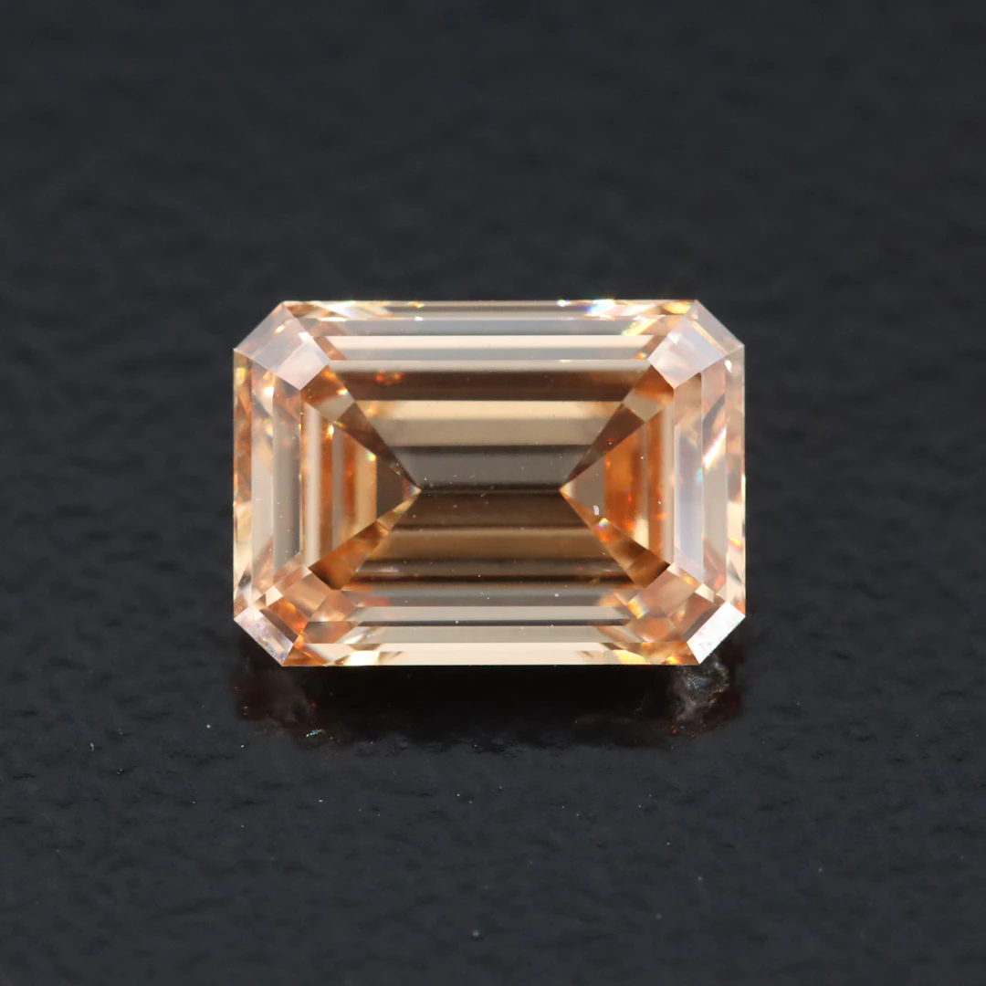 Loose 1.36 CT Fancy Orange Lab Grown Diamond