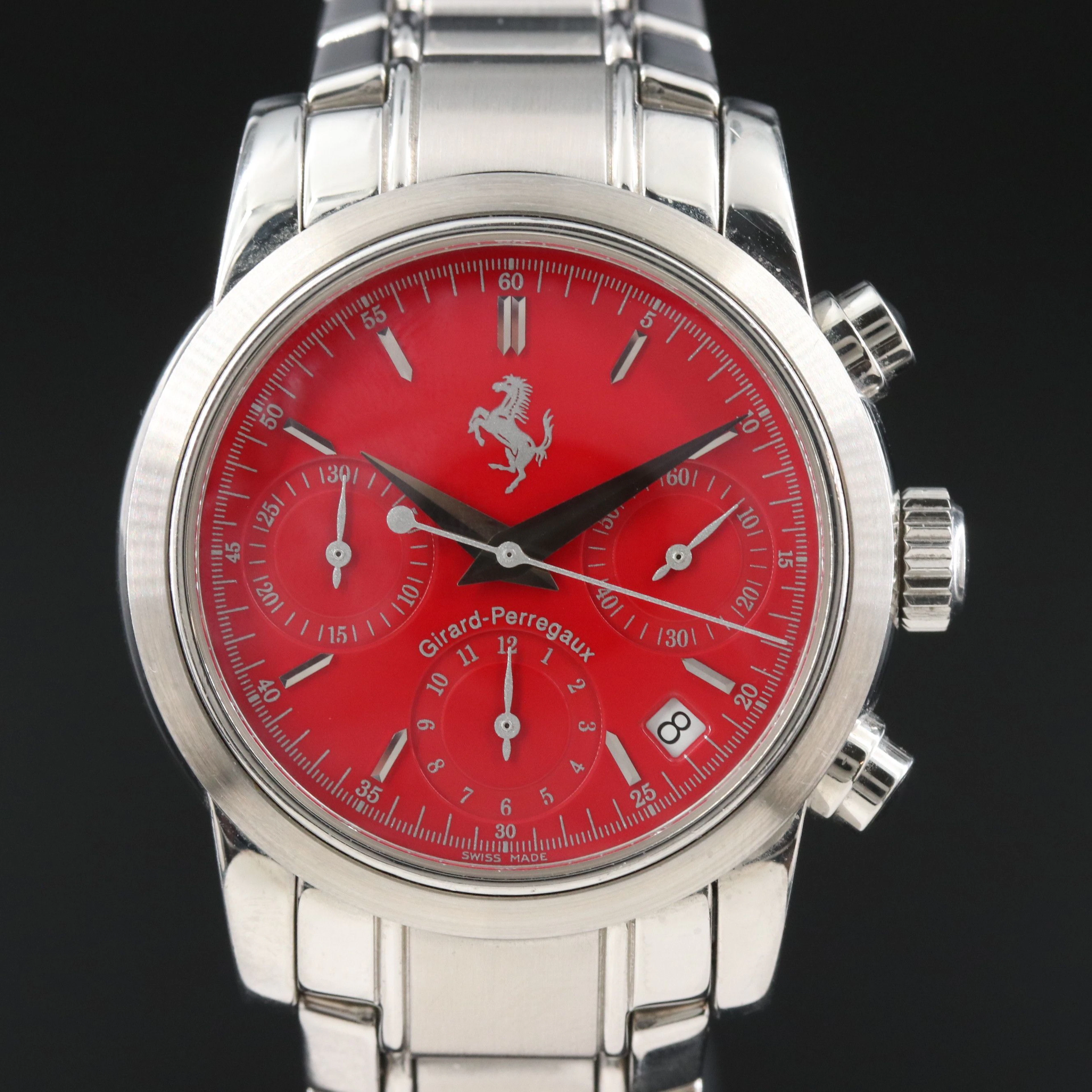 Girard-Perregaux Ferrari Steel Automatic Chronograph Watch