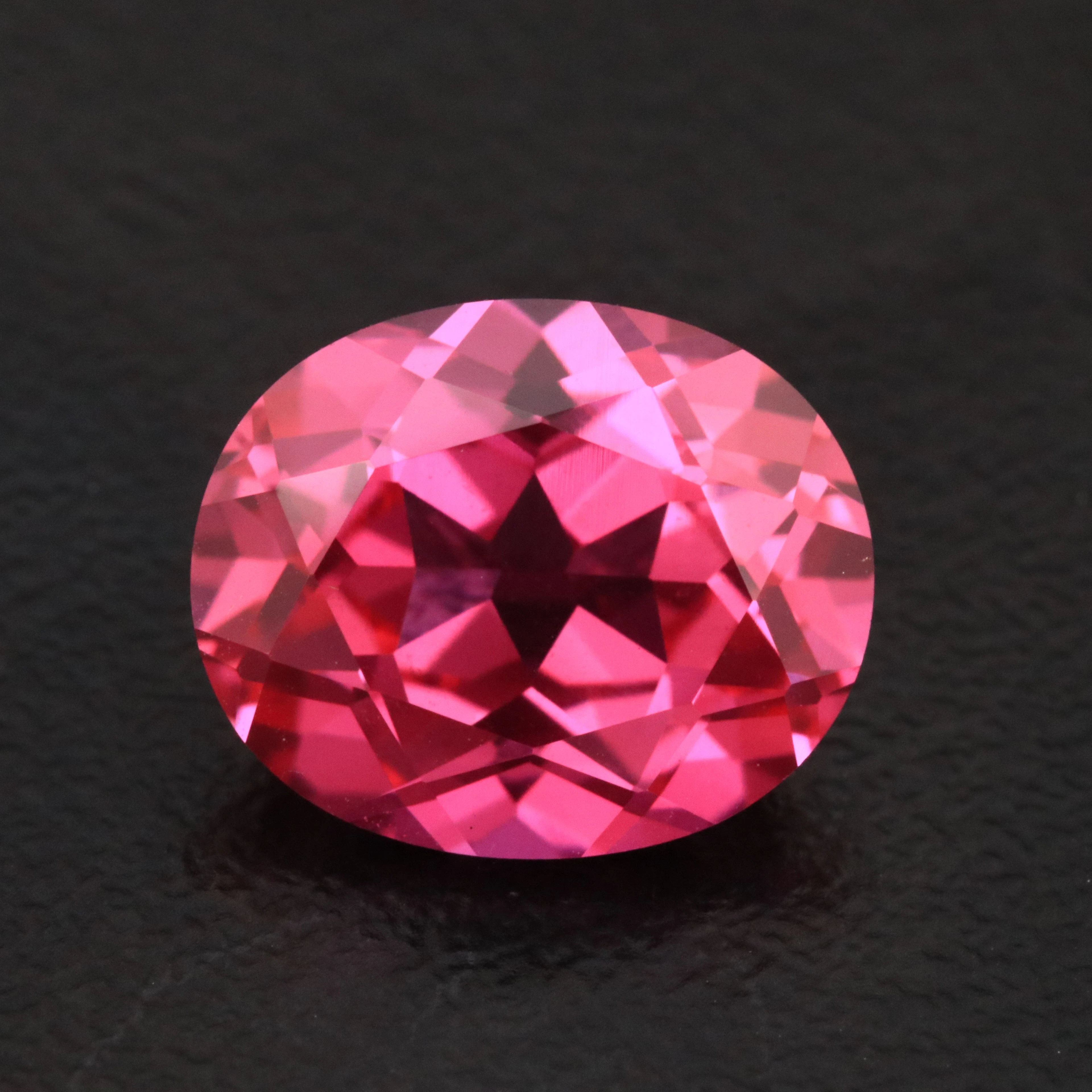Loose 4.98 CT Lab Grown Pink Sapphire
