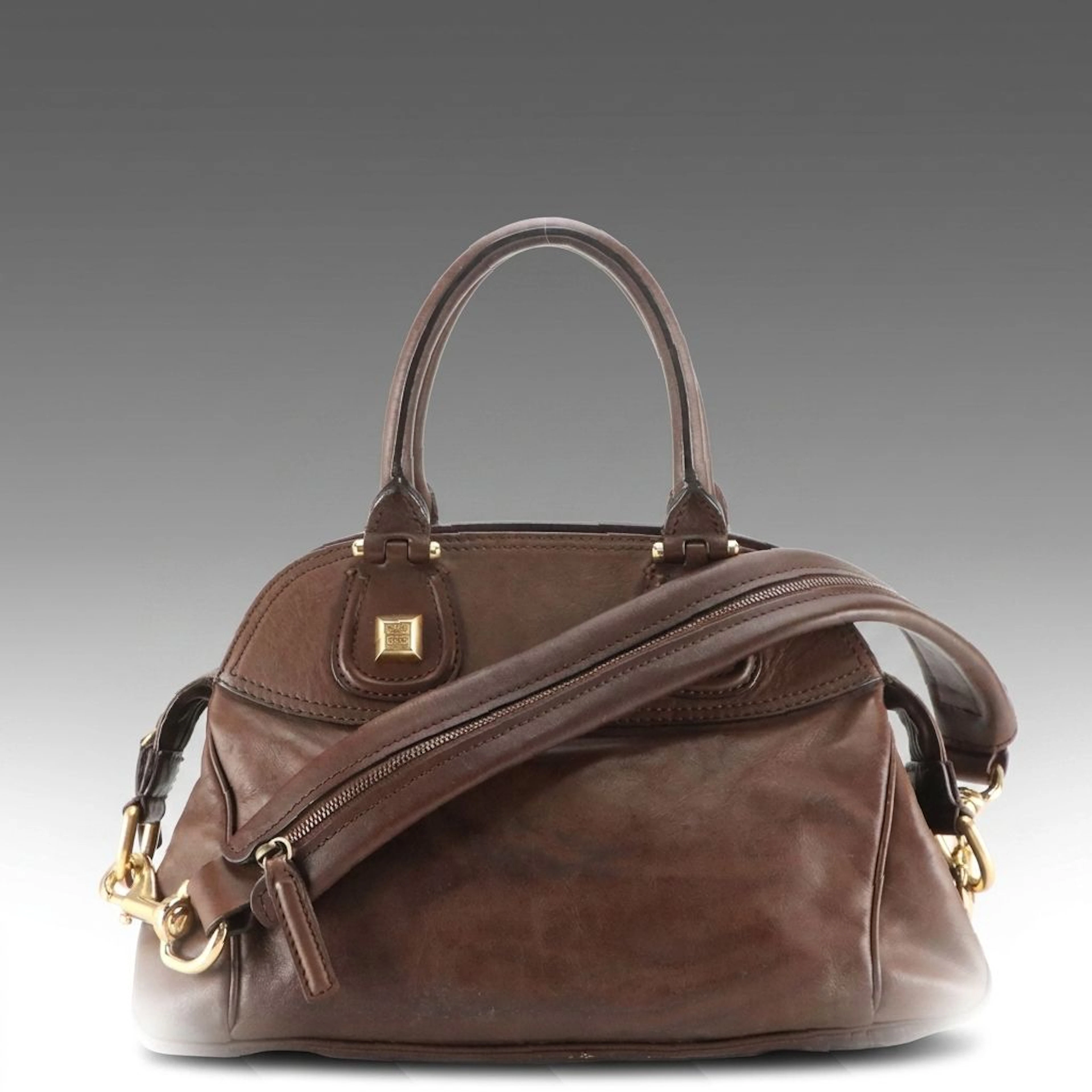 Givenchy Brown Leather Two-Way Bag