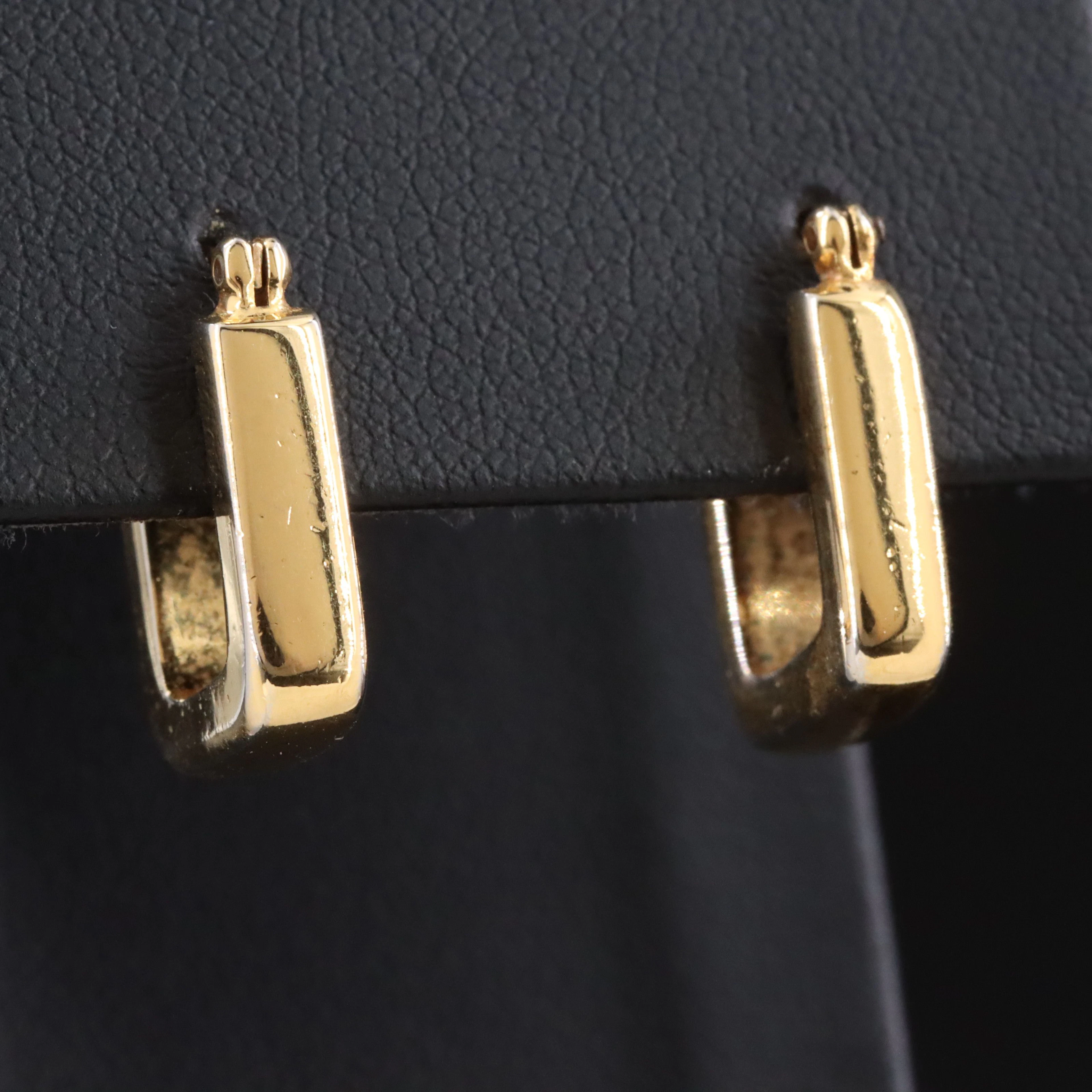 Lauren by Ralph Lauren Square Hoop Earrings