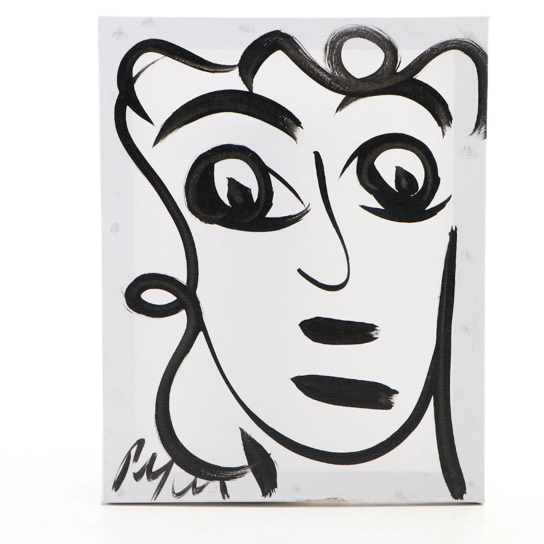 Peter Robert Keil Stylized Acrylic Portrait