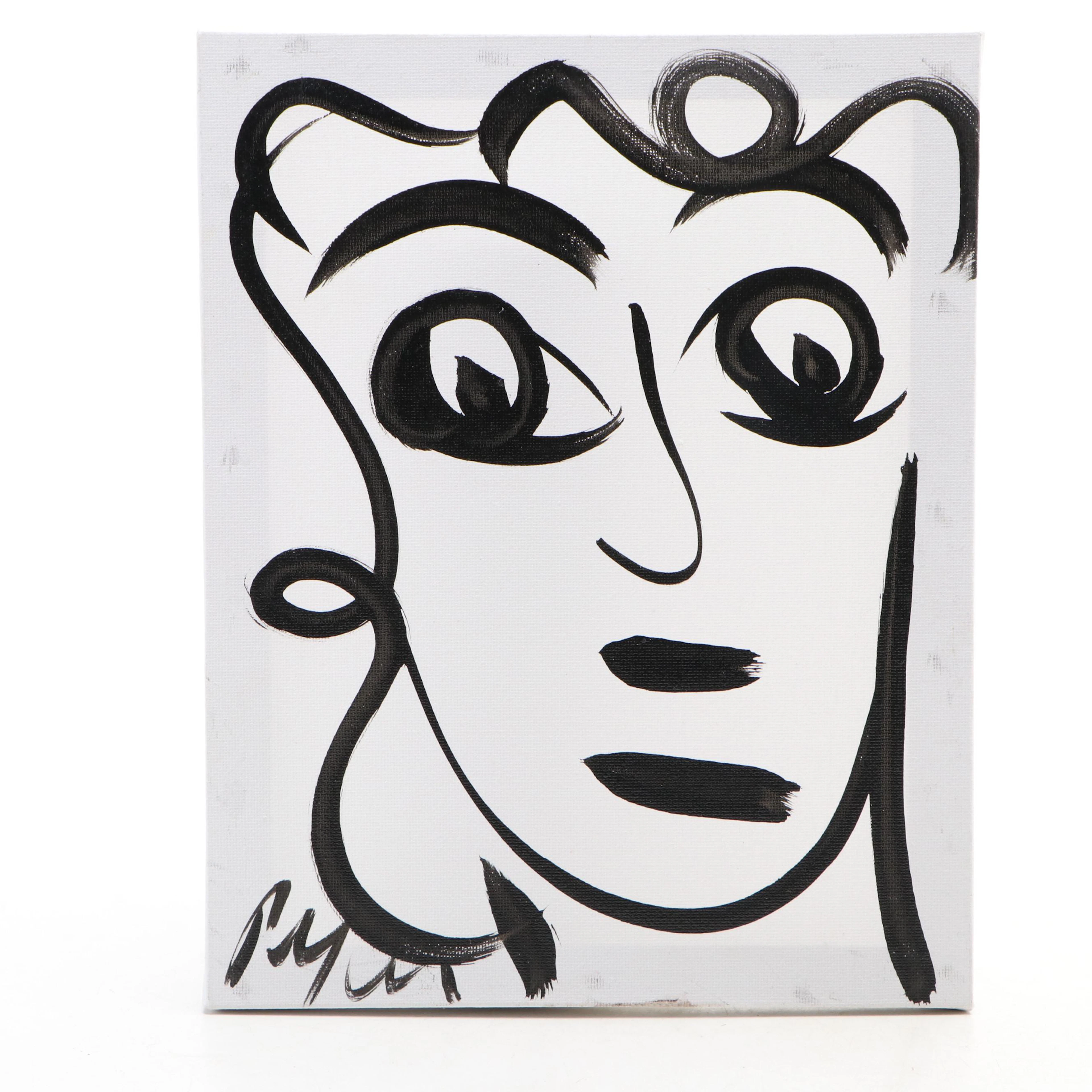 Peter Robert Keil Stylized Acrylic Portrait