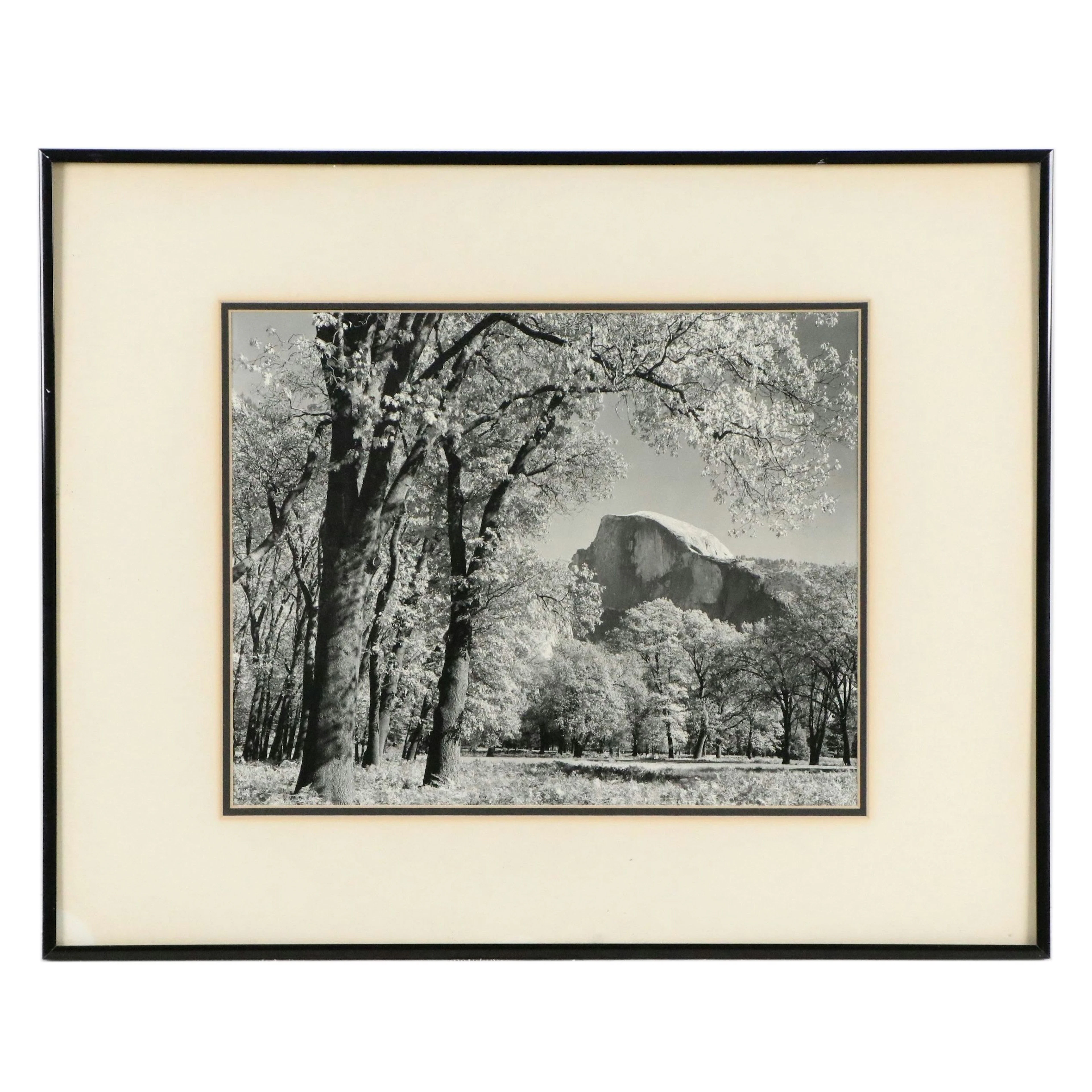 Offset Lithograph After Ansel Adams "Half Dome, Autumn," Late 20th Century