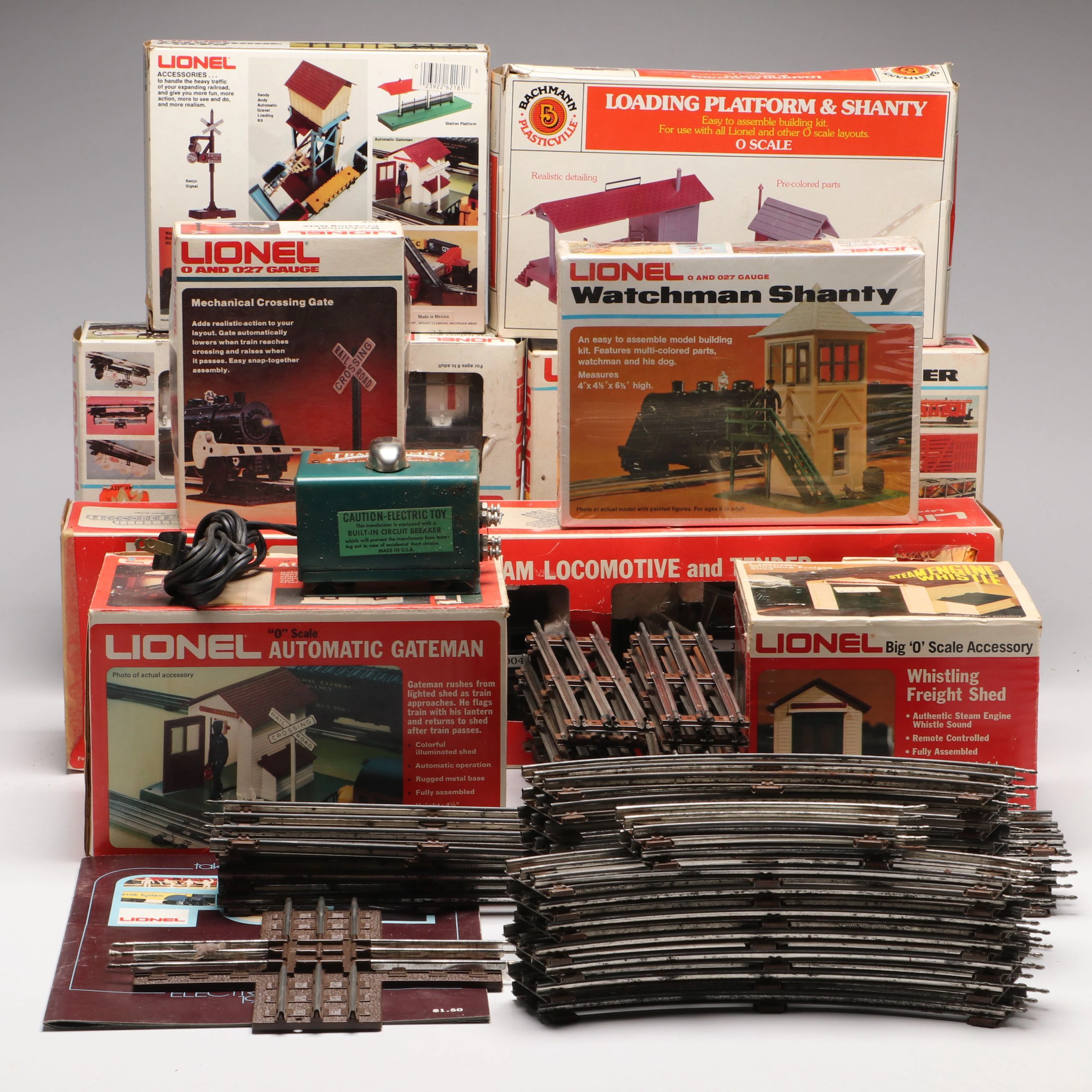 Lionel "Mickey Mouse Express" with More Train Cars and Tracks, Vintage