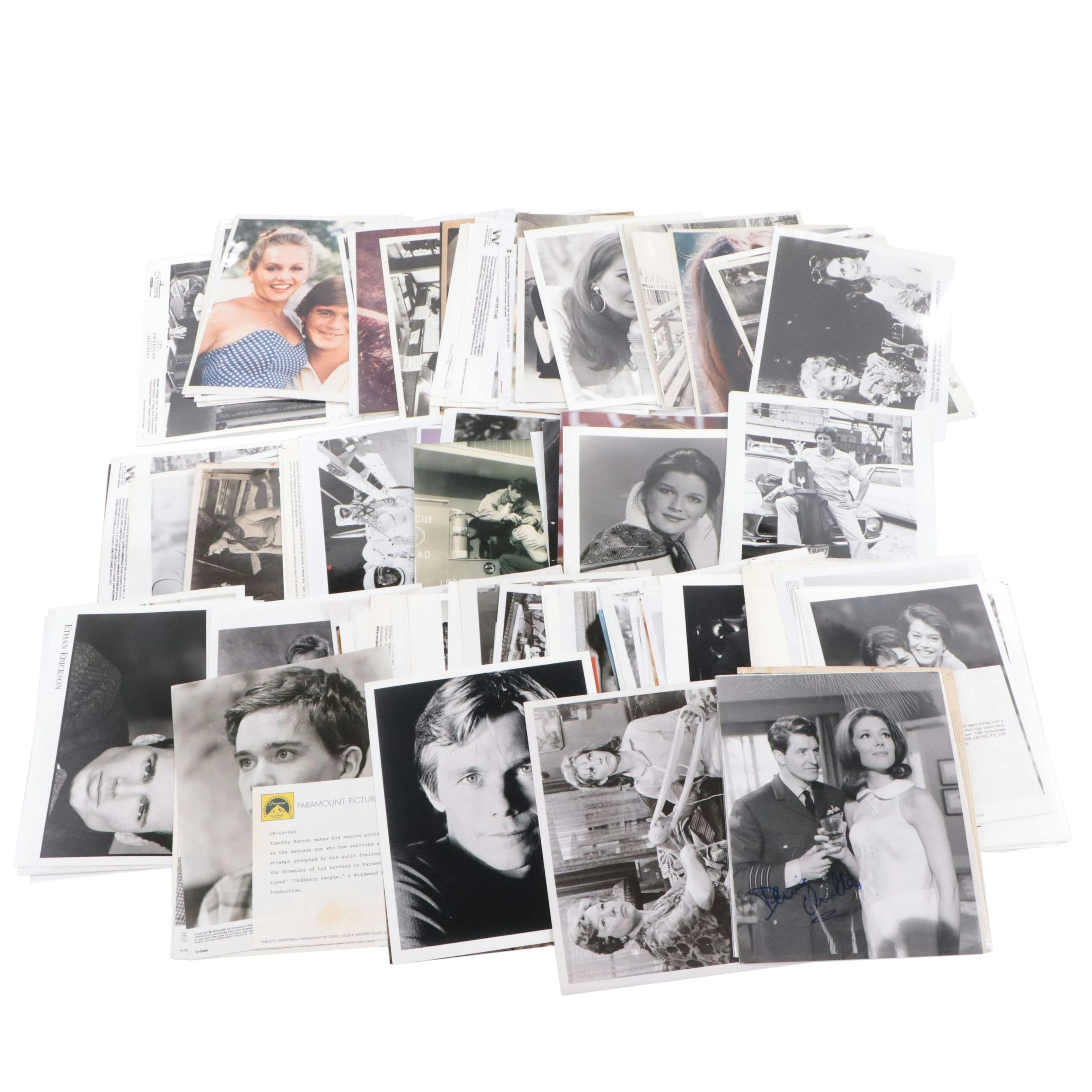 Denis Quilley Signed with Natalie Wood and Other Film Stills and Photographs