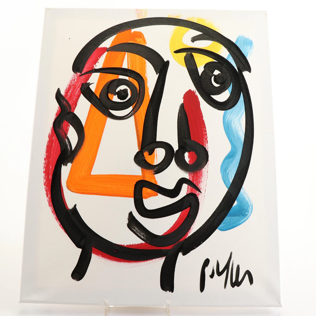 Peter Robert Keil Stylized Acrylic Portrait
