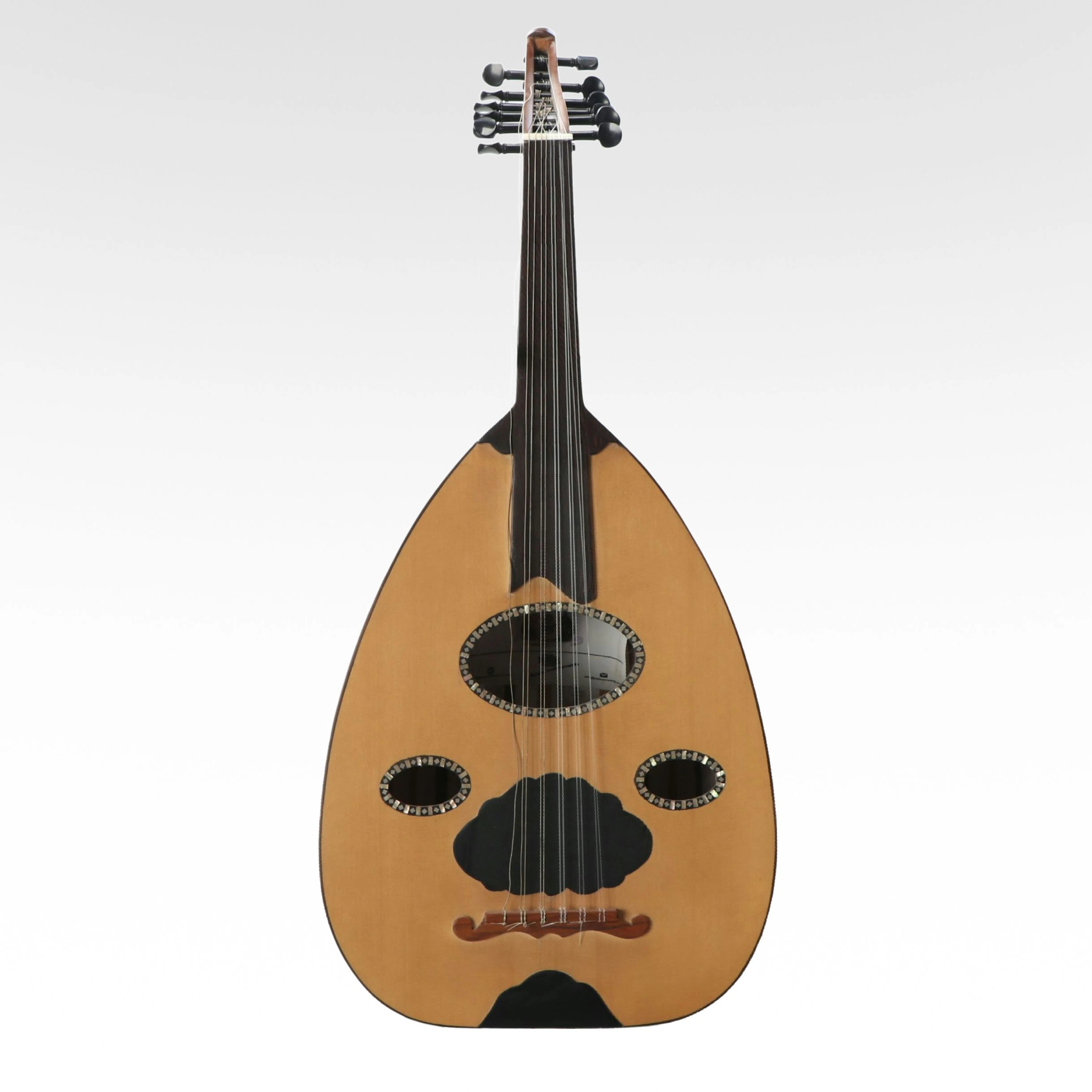 Middle Eastern Oud with Inlaid Abalone