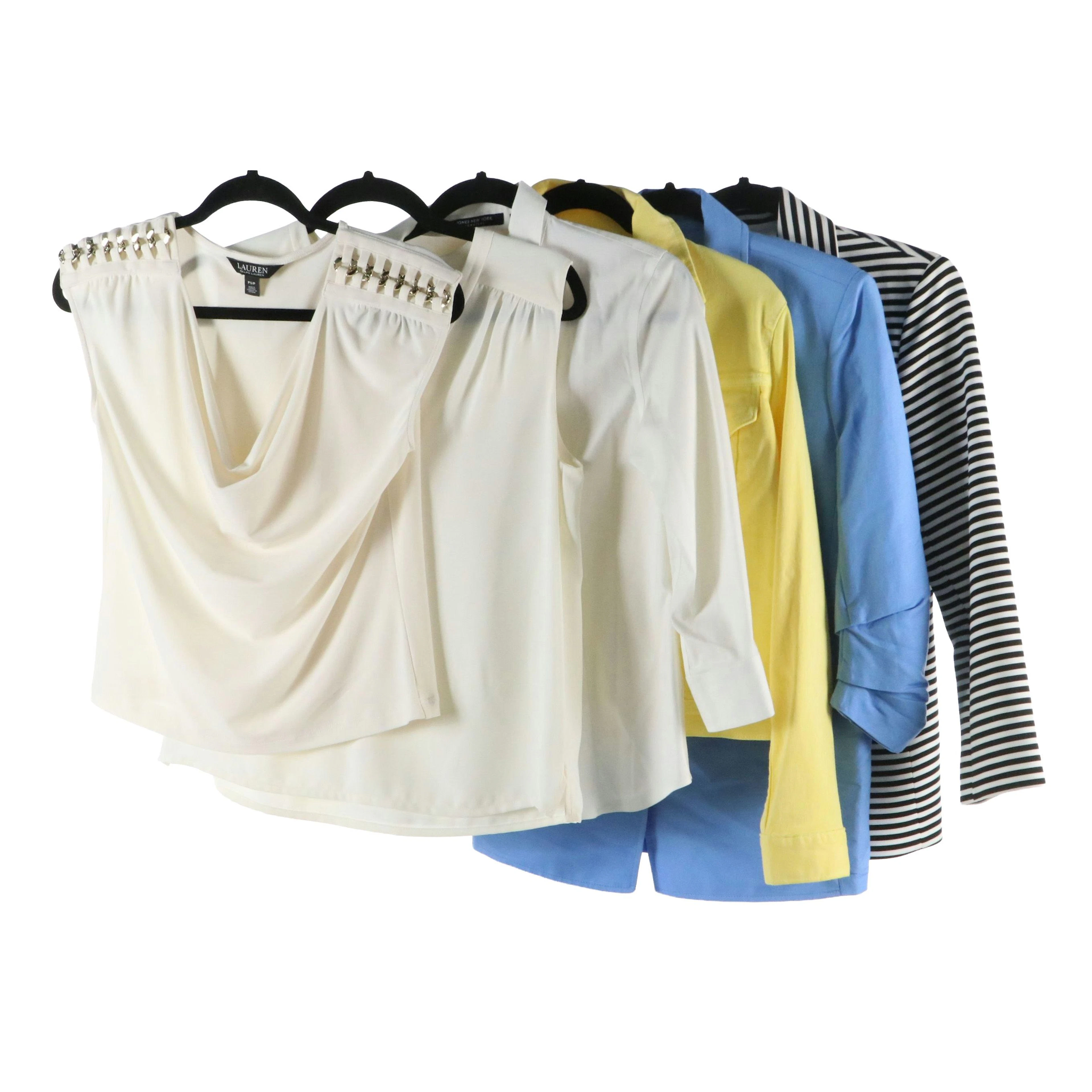 Anne Klein Linen Blazer, Lauren Ralph Lauren Sleeveless Blouse and More