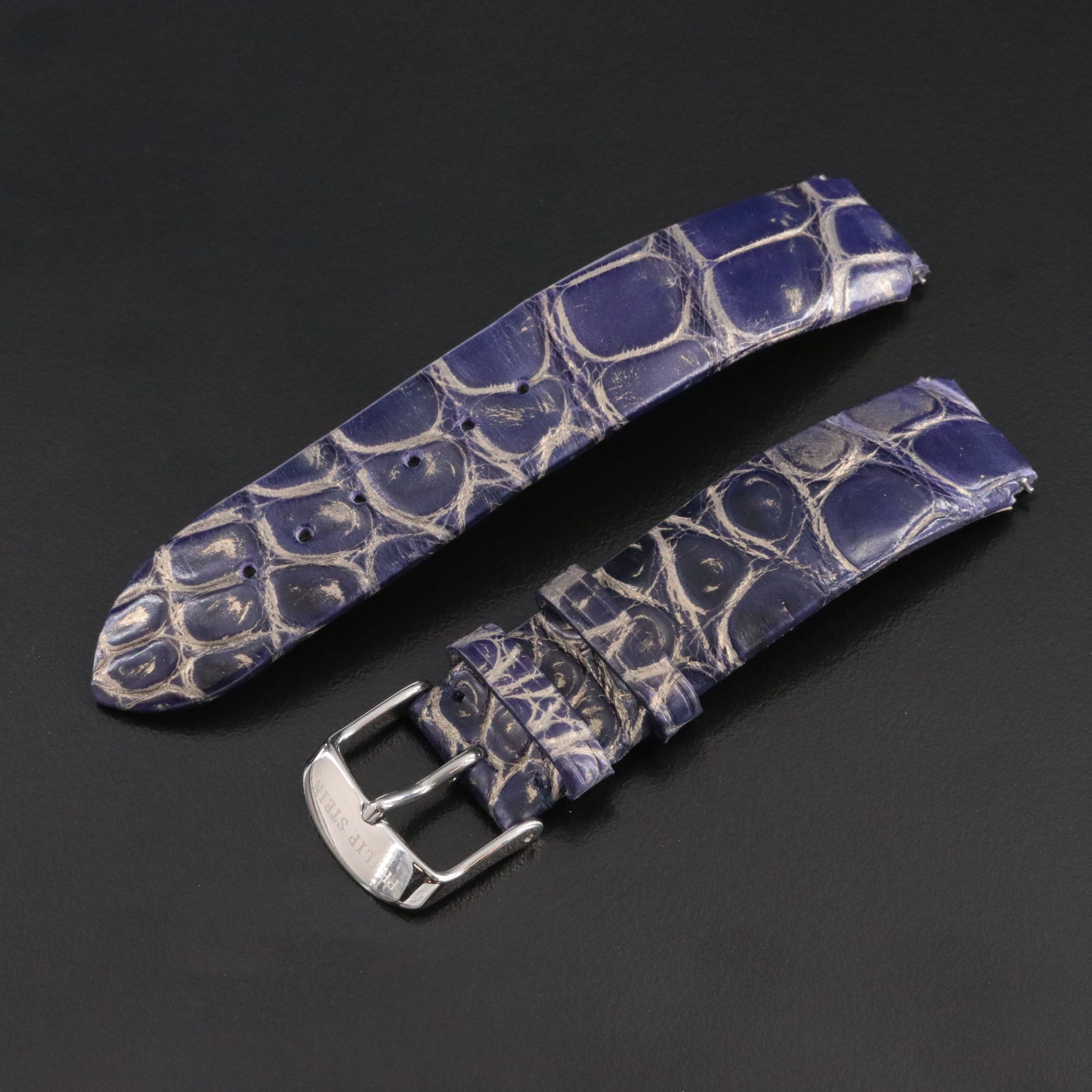 Philip Stein Hand Made Alligator Leather Watch Band