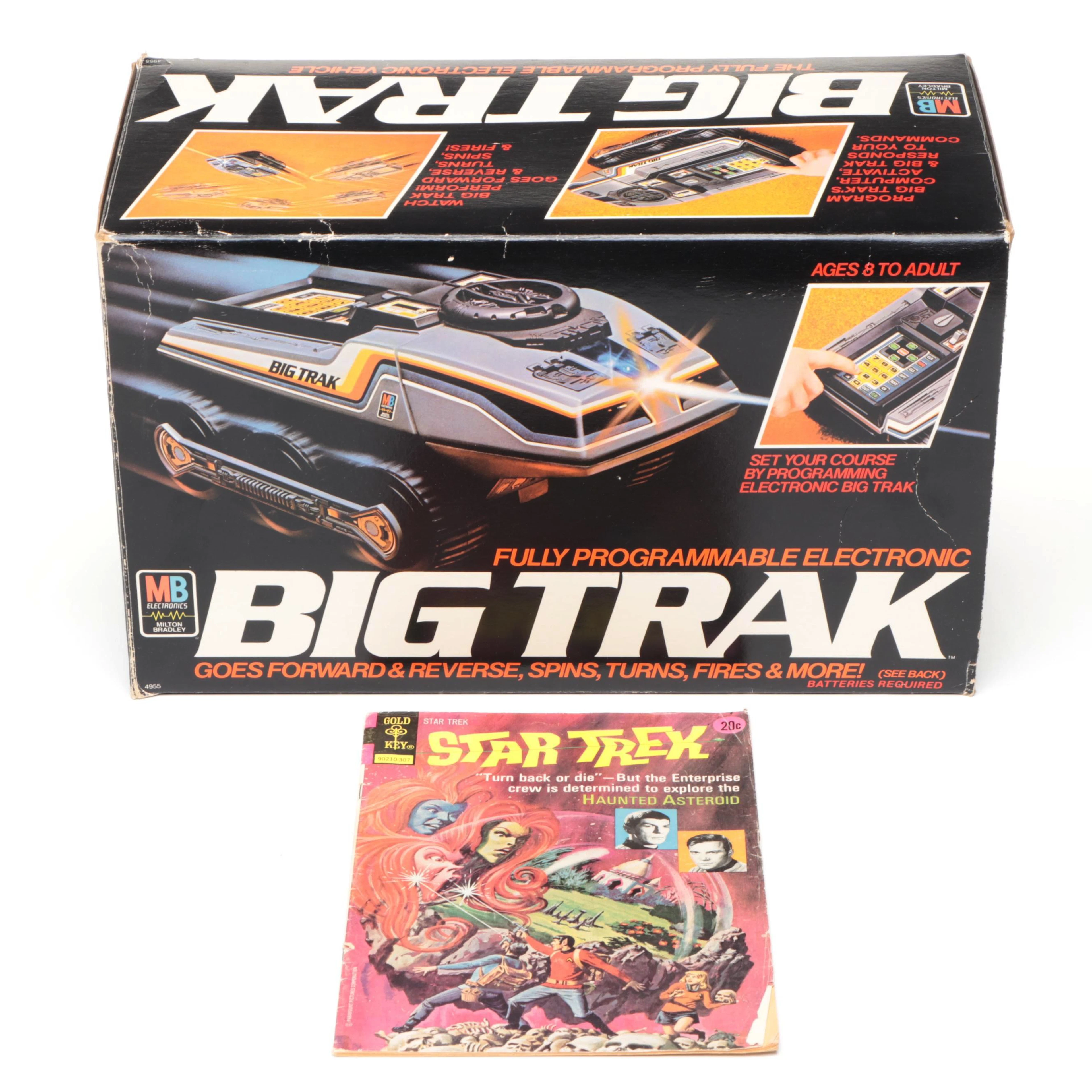 Milton Bradley Big Trak with Gold Key "Star Trek" Comic, 1973