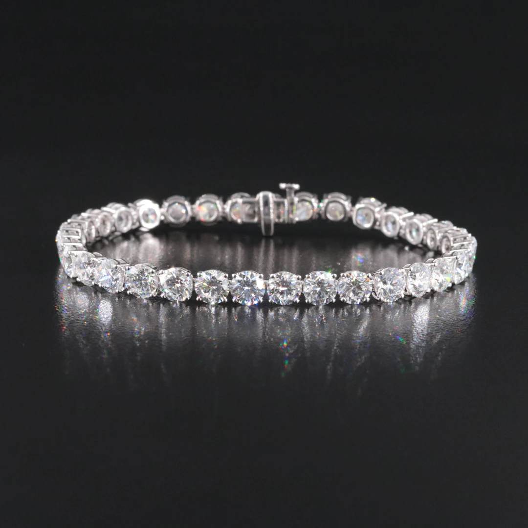 14K 17.12 CTW Lab Grown Diamond Line Bracelet