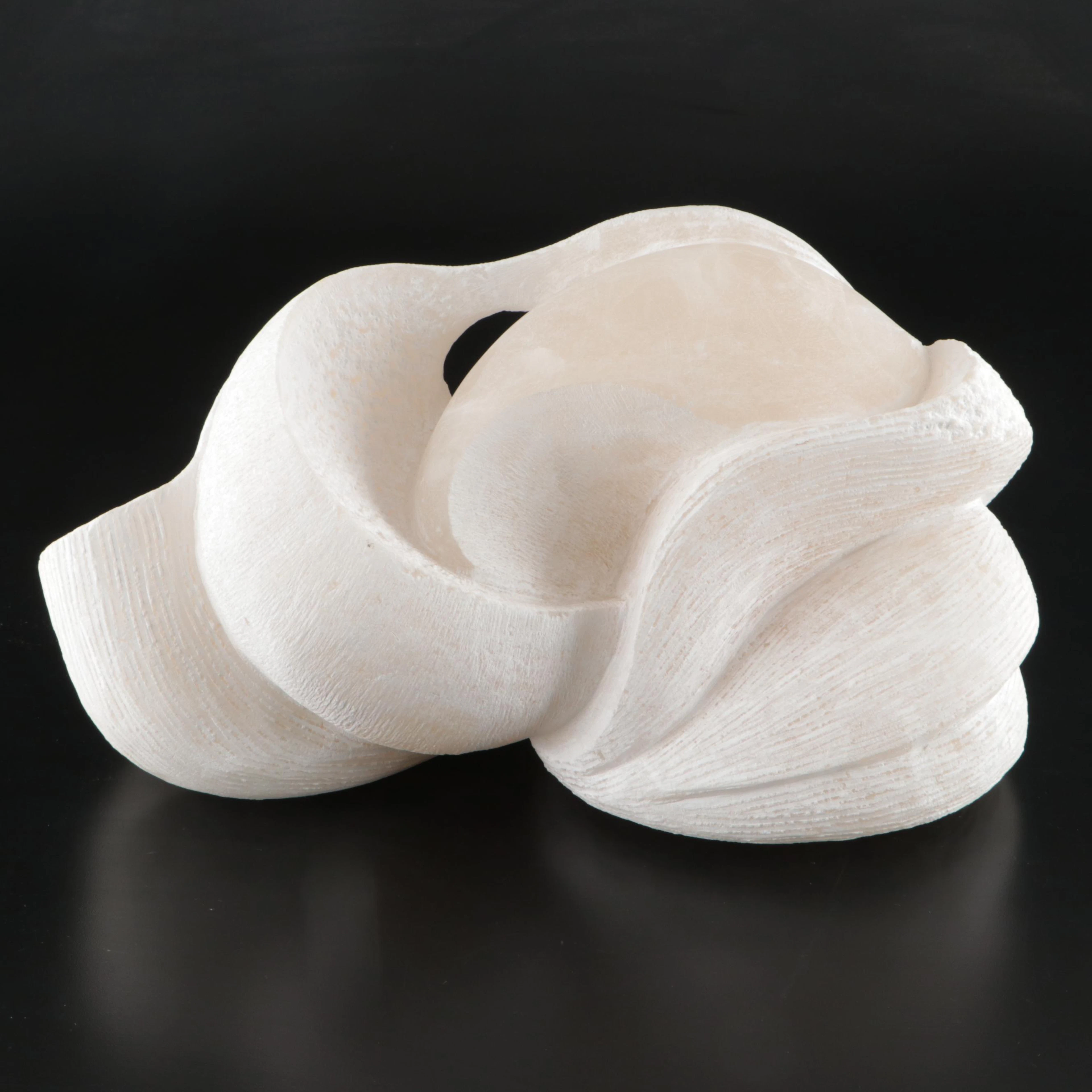 Sonnier Wabi-Sabi Style White Stone Figure, 2012