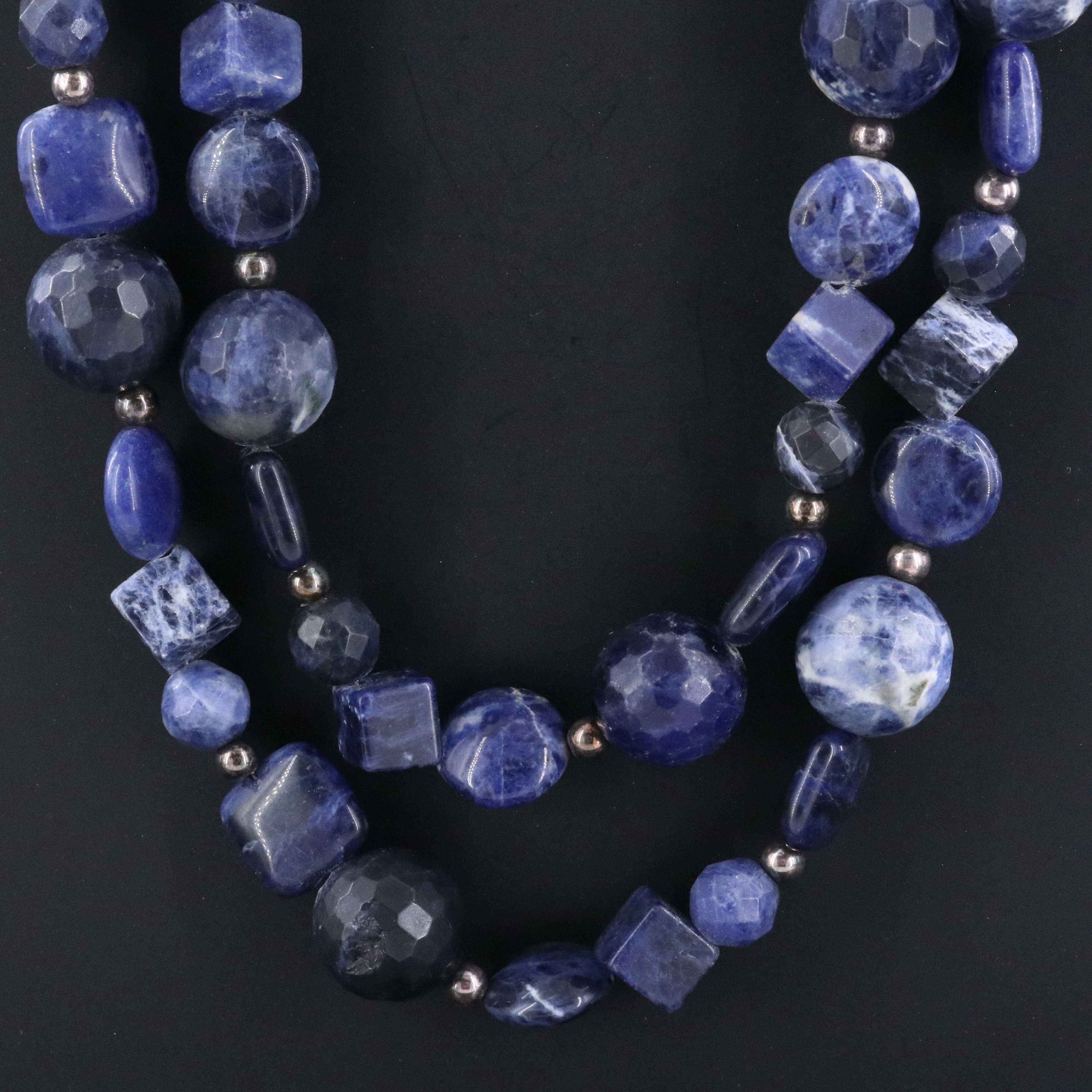 Desert Rose Trading Sterling Sodalite Necklace