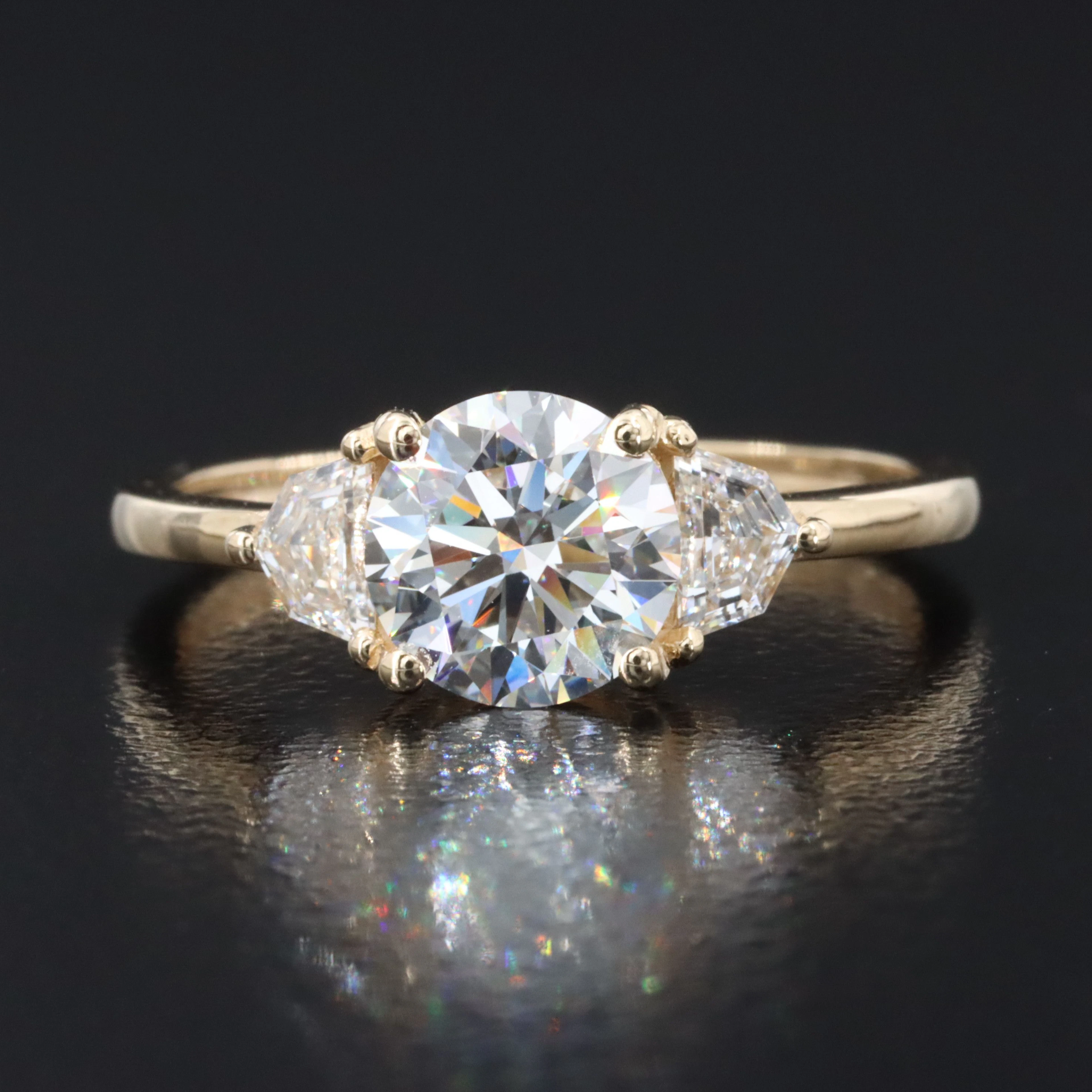 14K 1.57 CTW Lab Grown Diamond Ring with IGI Report