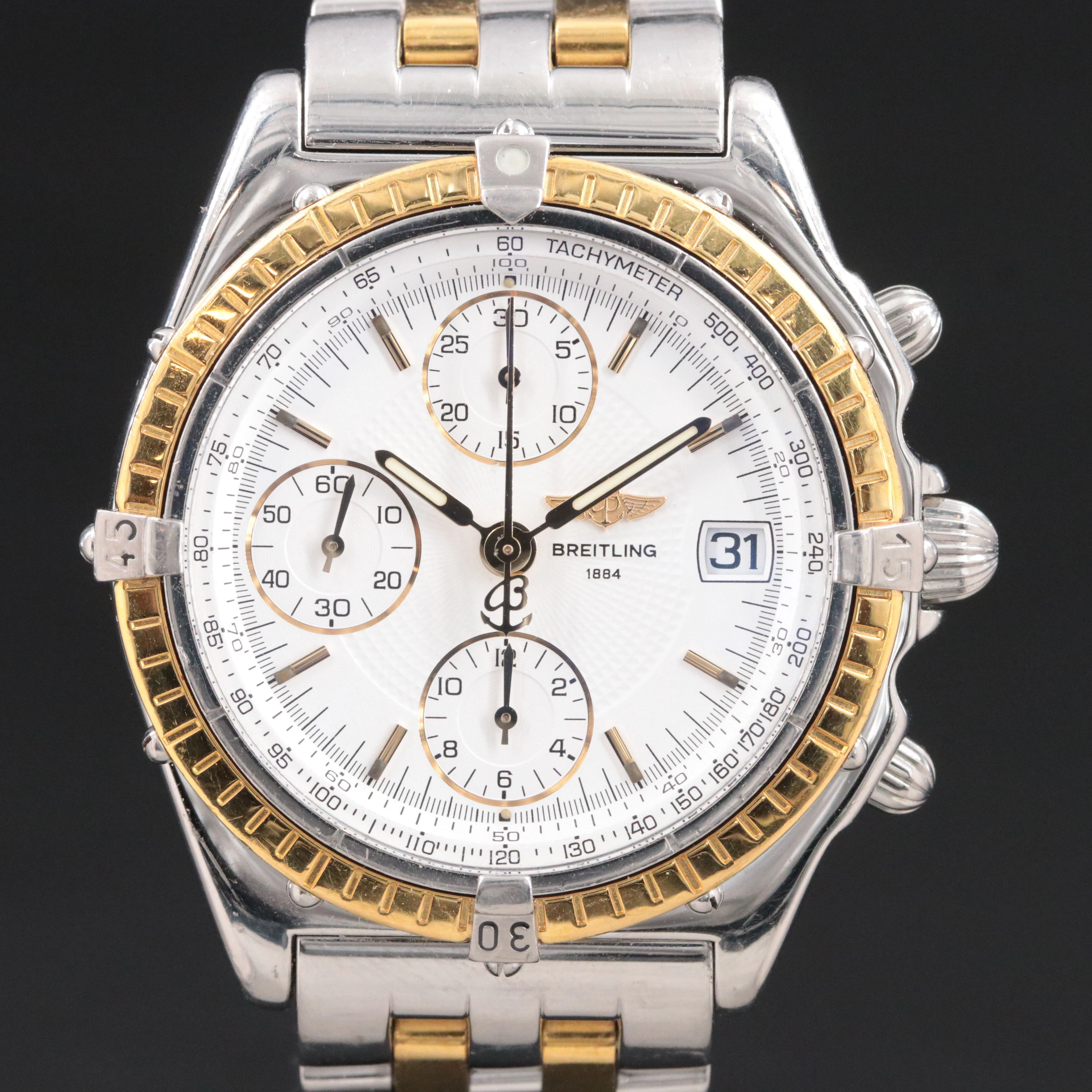Breitling Chronomat 18K & Steel Date Automatic Watch Ref. D13050.1