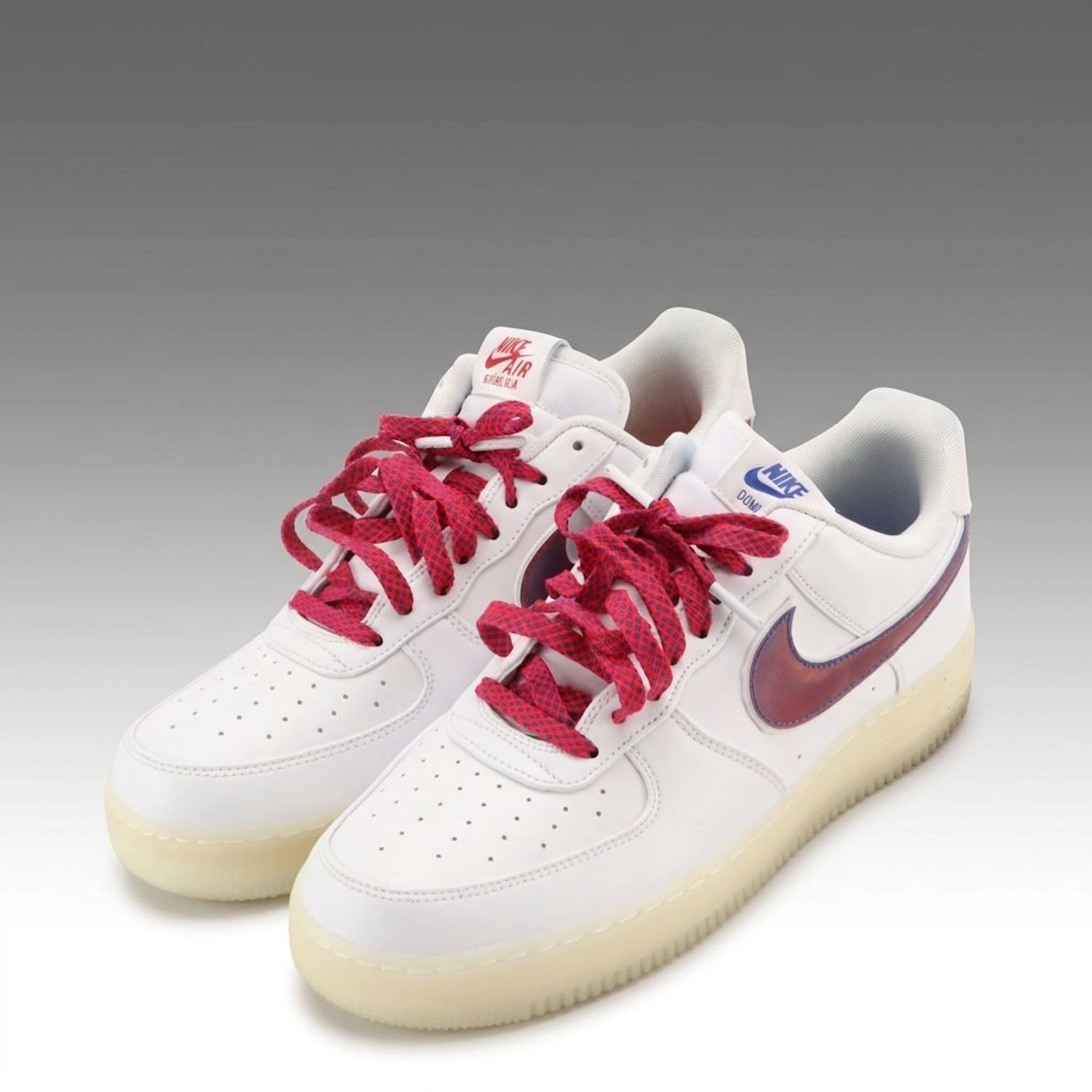 Men's Nike Air Force 1 "De Lo Mio" Sneakers in White Leather with Box