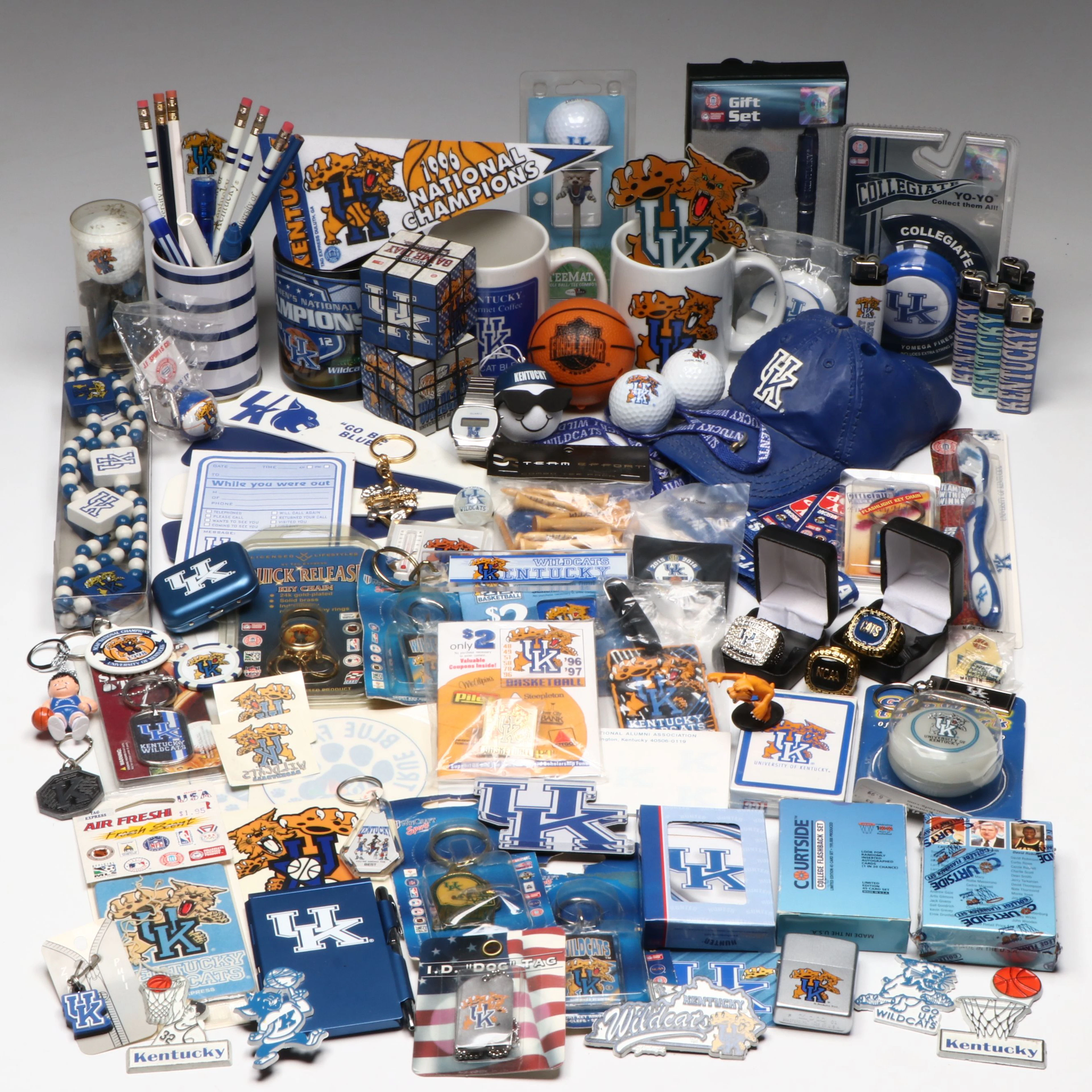 University of Kentucky Athletics Rings, Mugs, Golf Balls and More Memorabilia