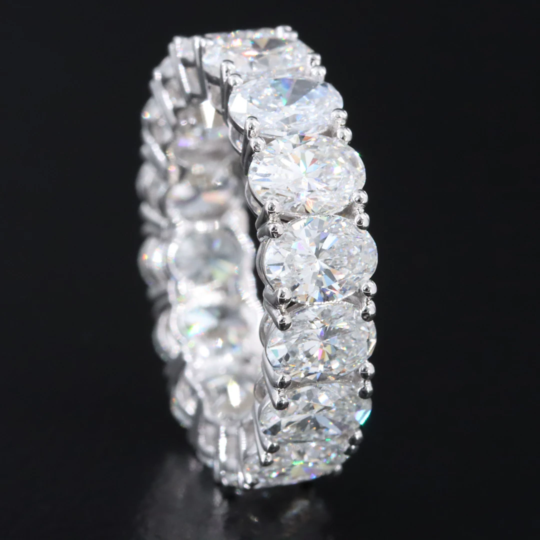 14K 7.58 CTW Lab Grown Diamond Eternity Band