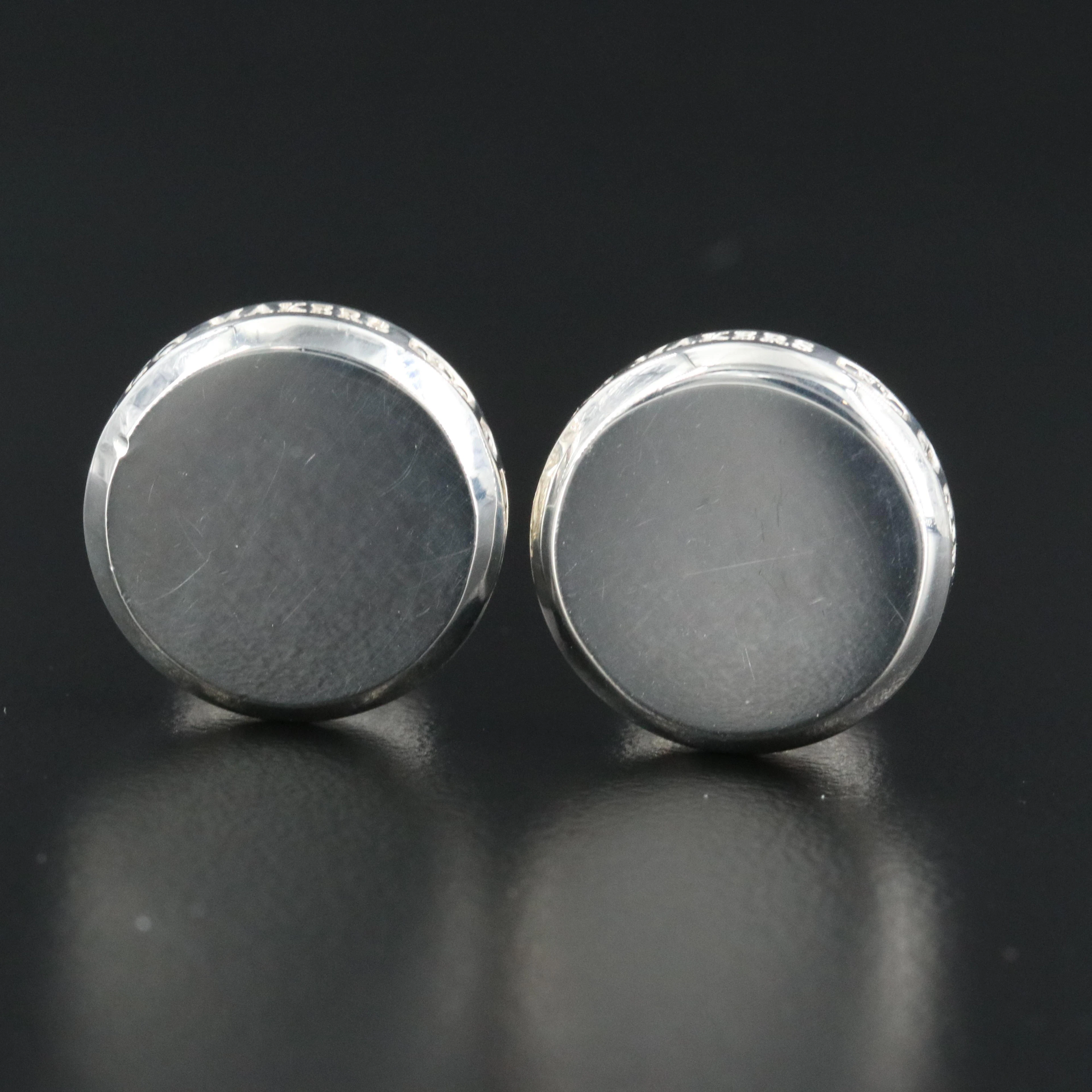 Tiffany & Co. 1837 Makers Sterling Silver Cufflinks