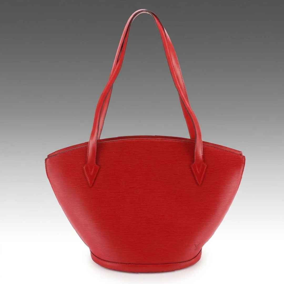 Louis Vuitton Saint Jacques GM Tote Bag in Castilian Red Epi Leather