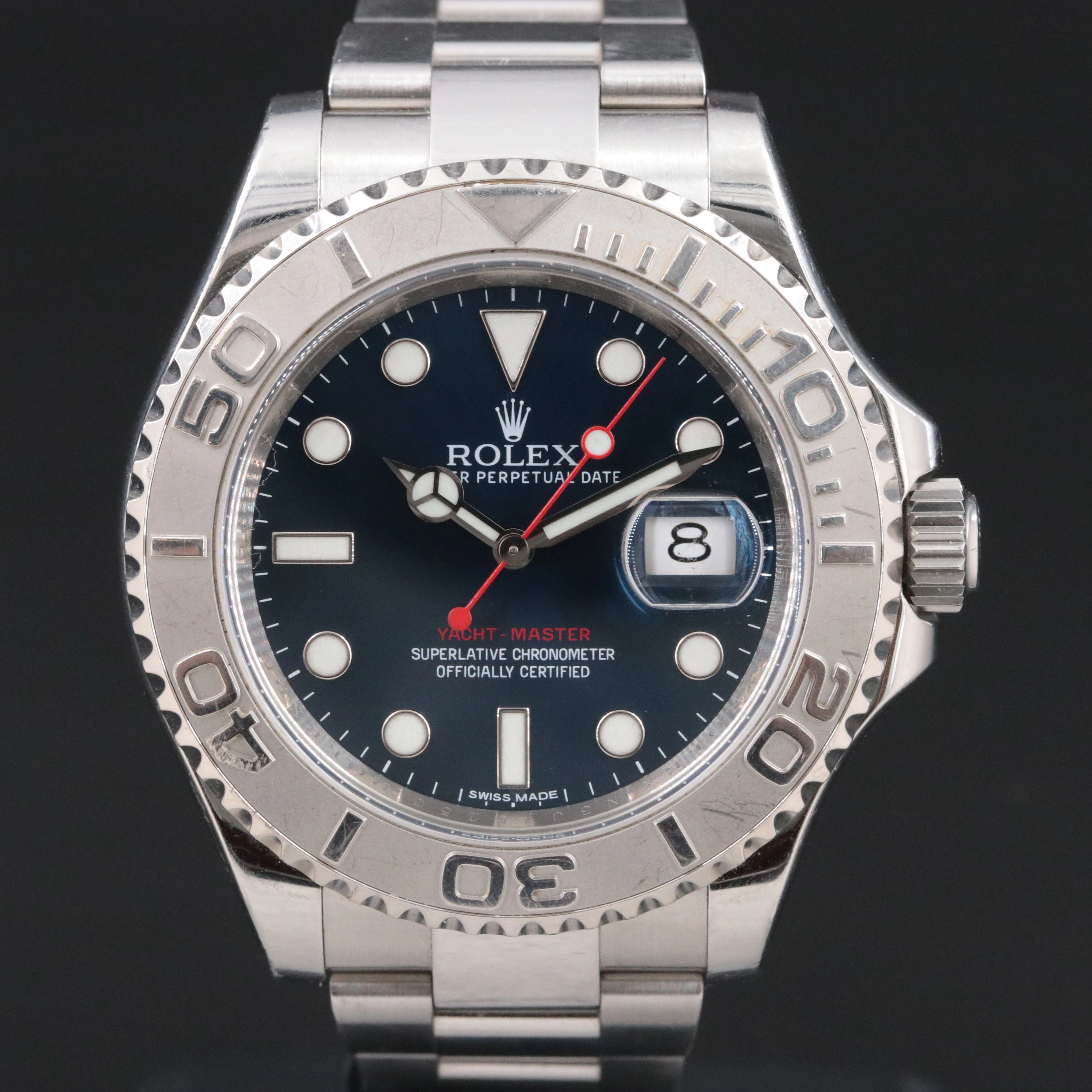 Rolex Yacht - Master Blue Dial Rolesium Oyster Watch Ref. 116622