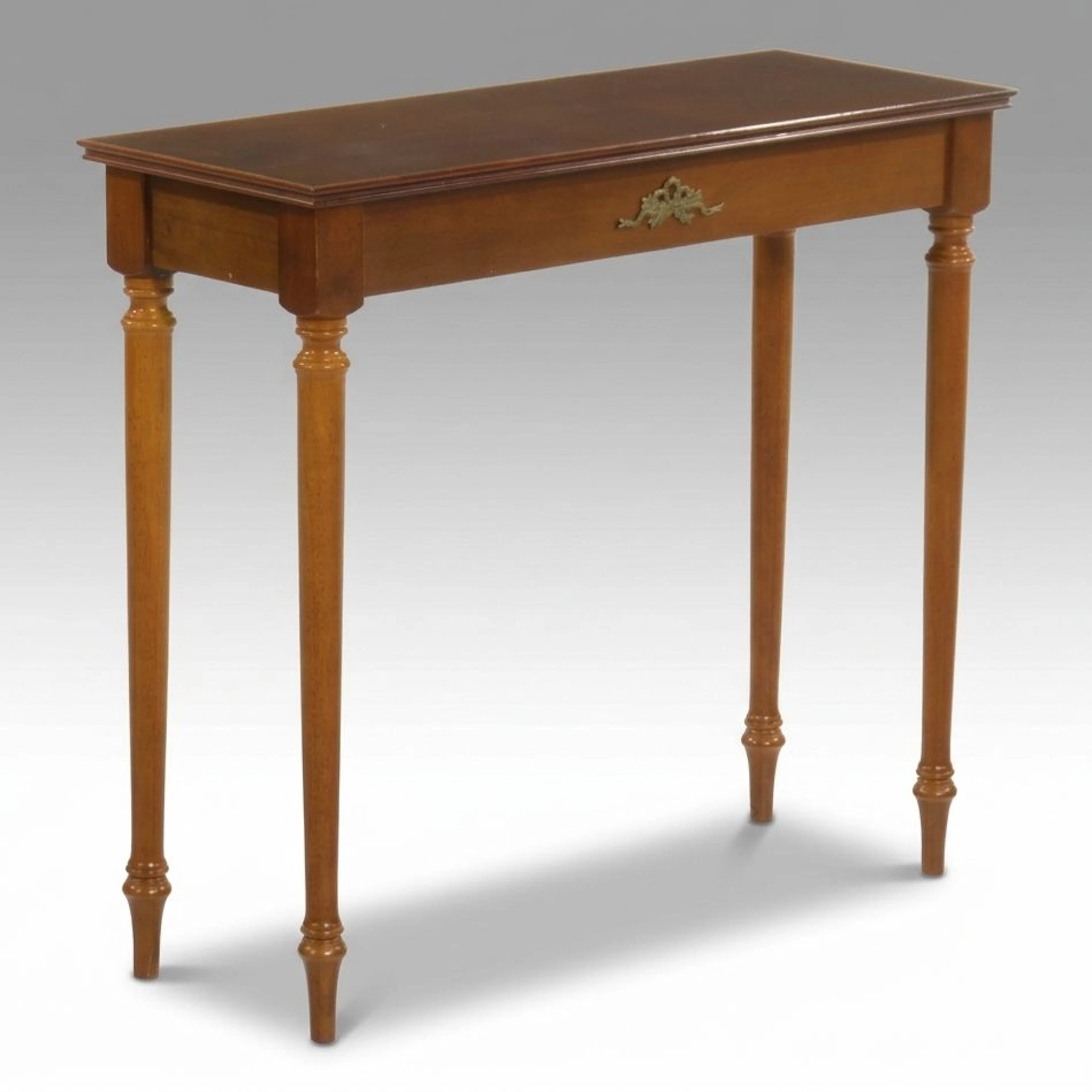 Bombay Company Directoire Style Mahogany Entry Table