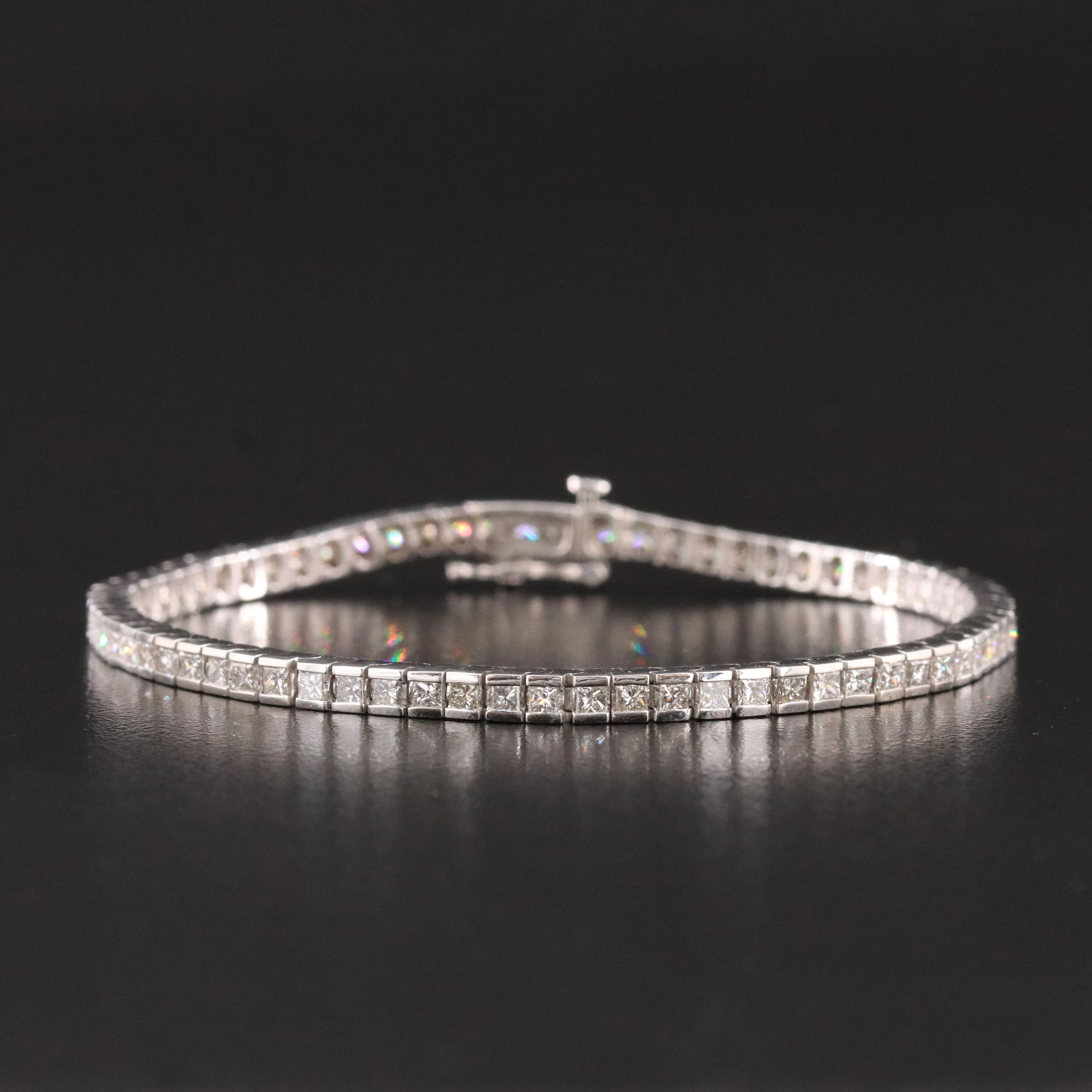 14K 3.96 CTW Diamond Line Bracelet